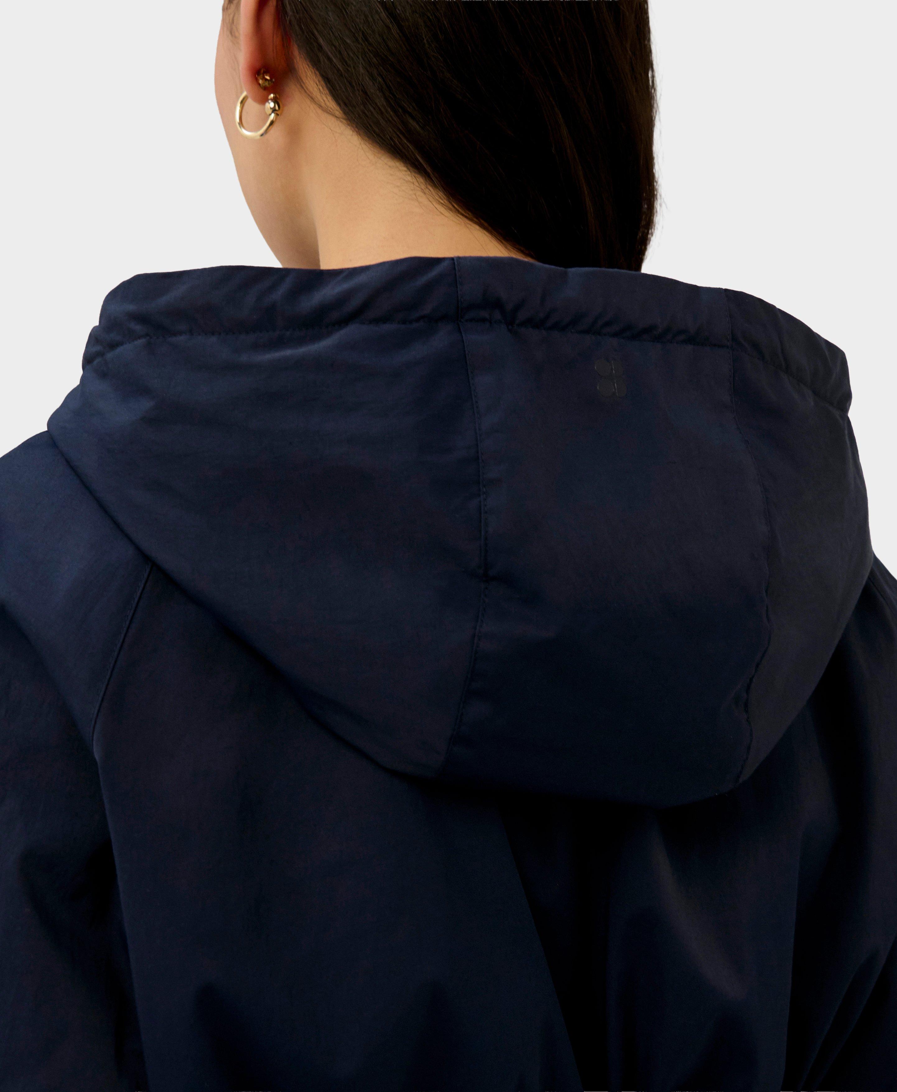 Swing Parka Coat - Navy Blue | Women's Jackets + Coats | Sweaty Betty