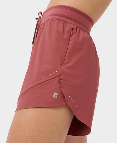 Runner's High Loose Shorts, Sienna Pink | Sweaty Betty