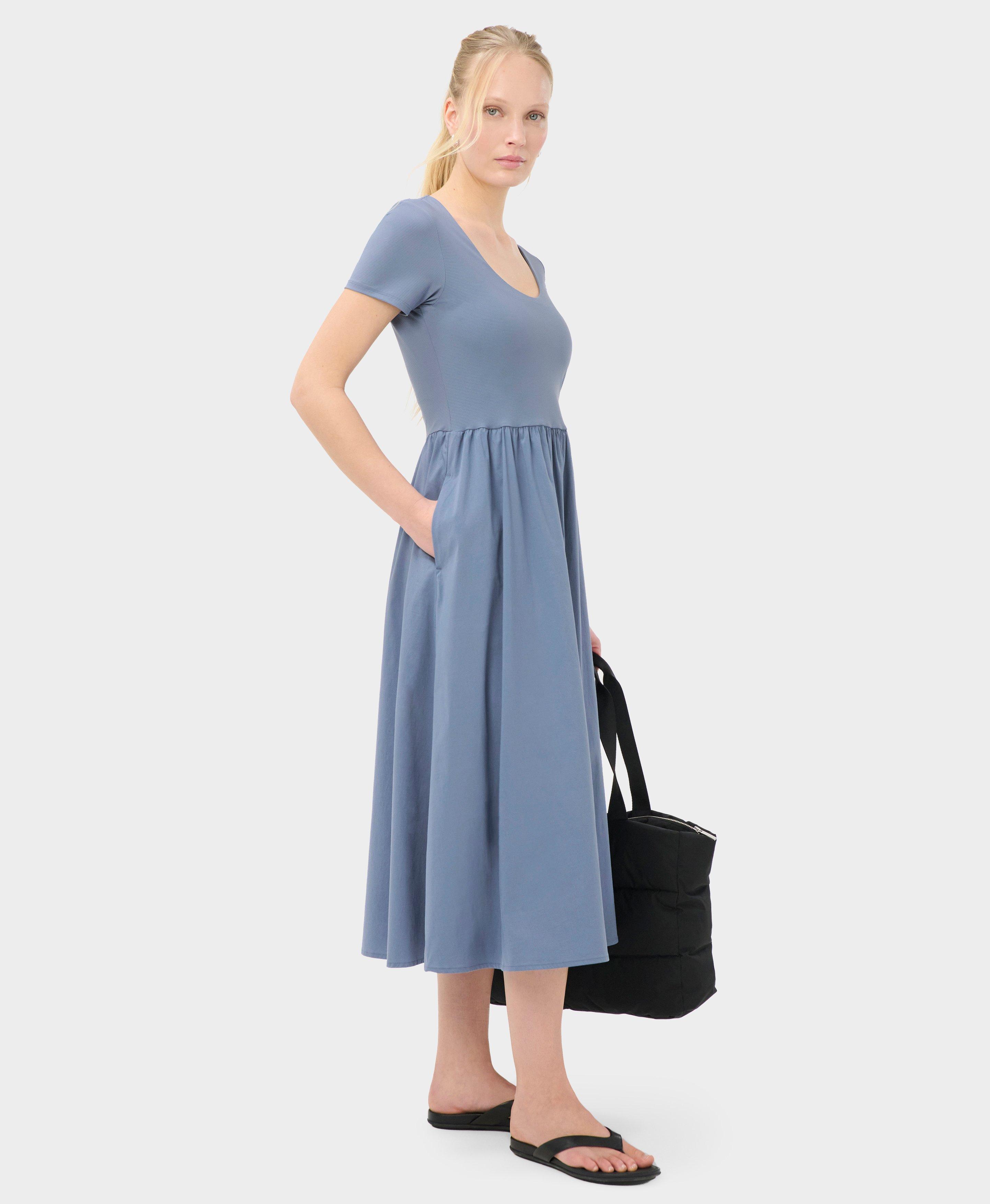 midi zip dress The Lennon Zip Up Midi Dress