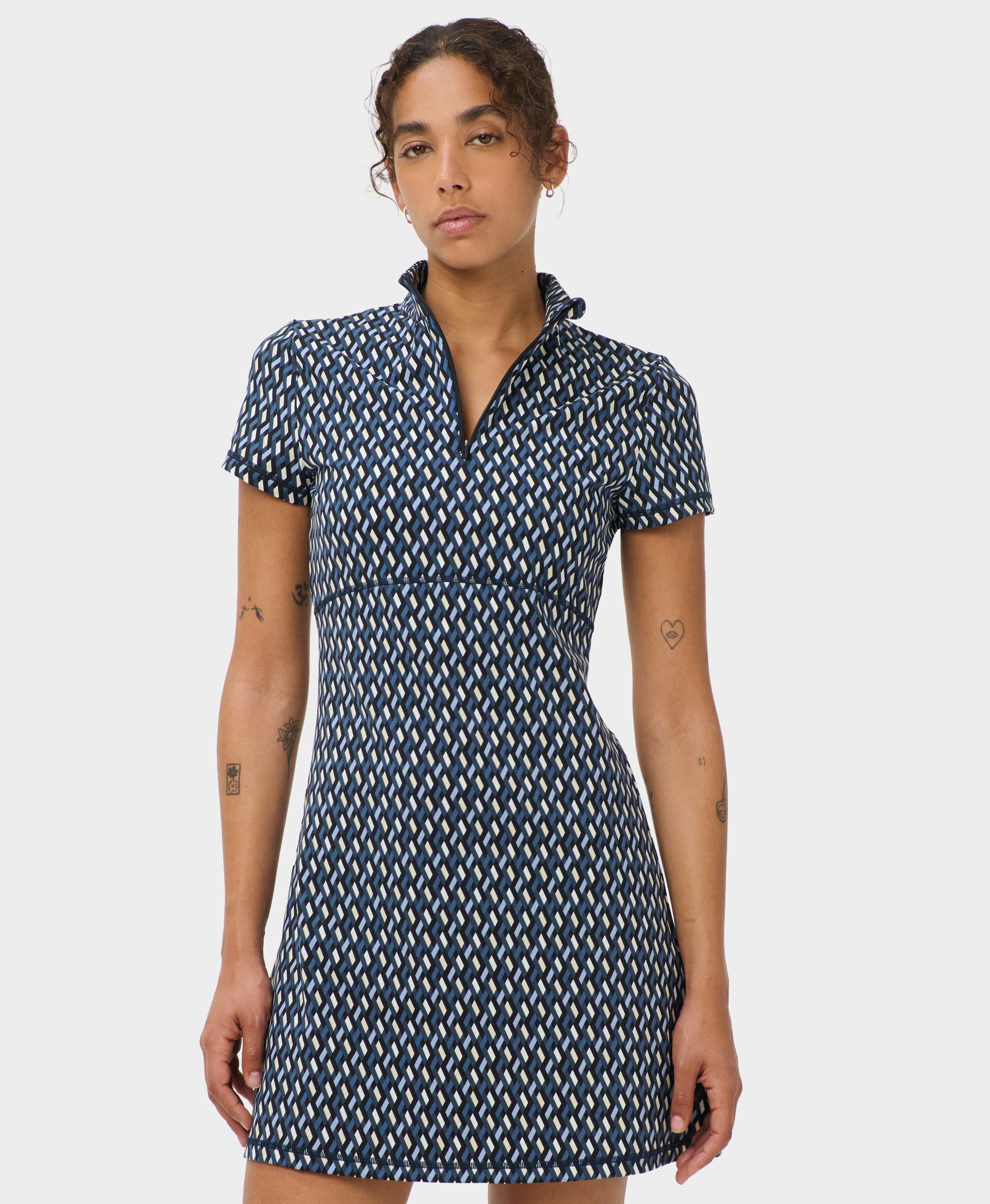 Sweaty Betty Power Tennis Half Zip Mini Dress | King's Cross