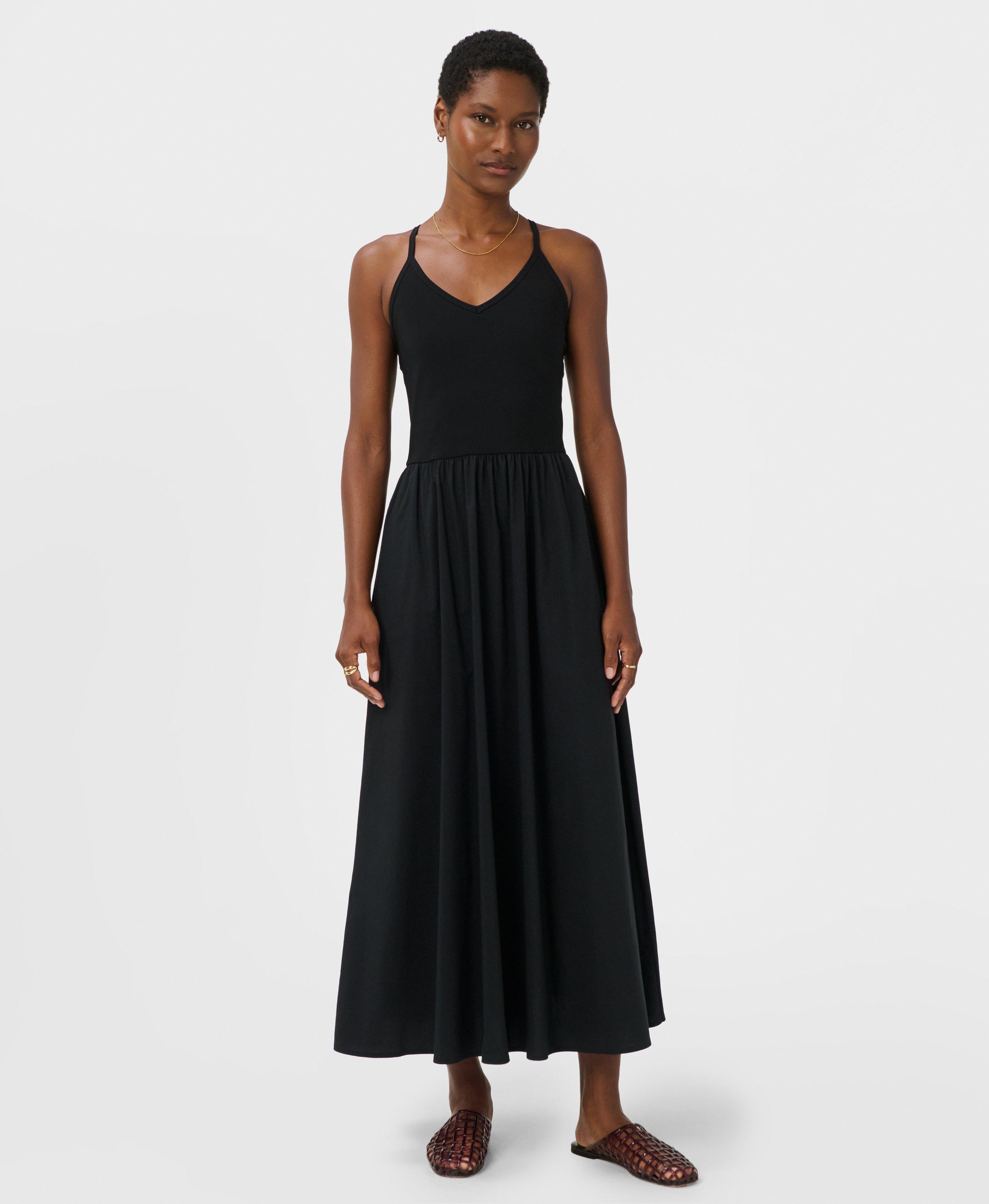 black tiered lace dress Amara Tiered Lace Dress – ha.ba's Clothing Store main image 1