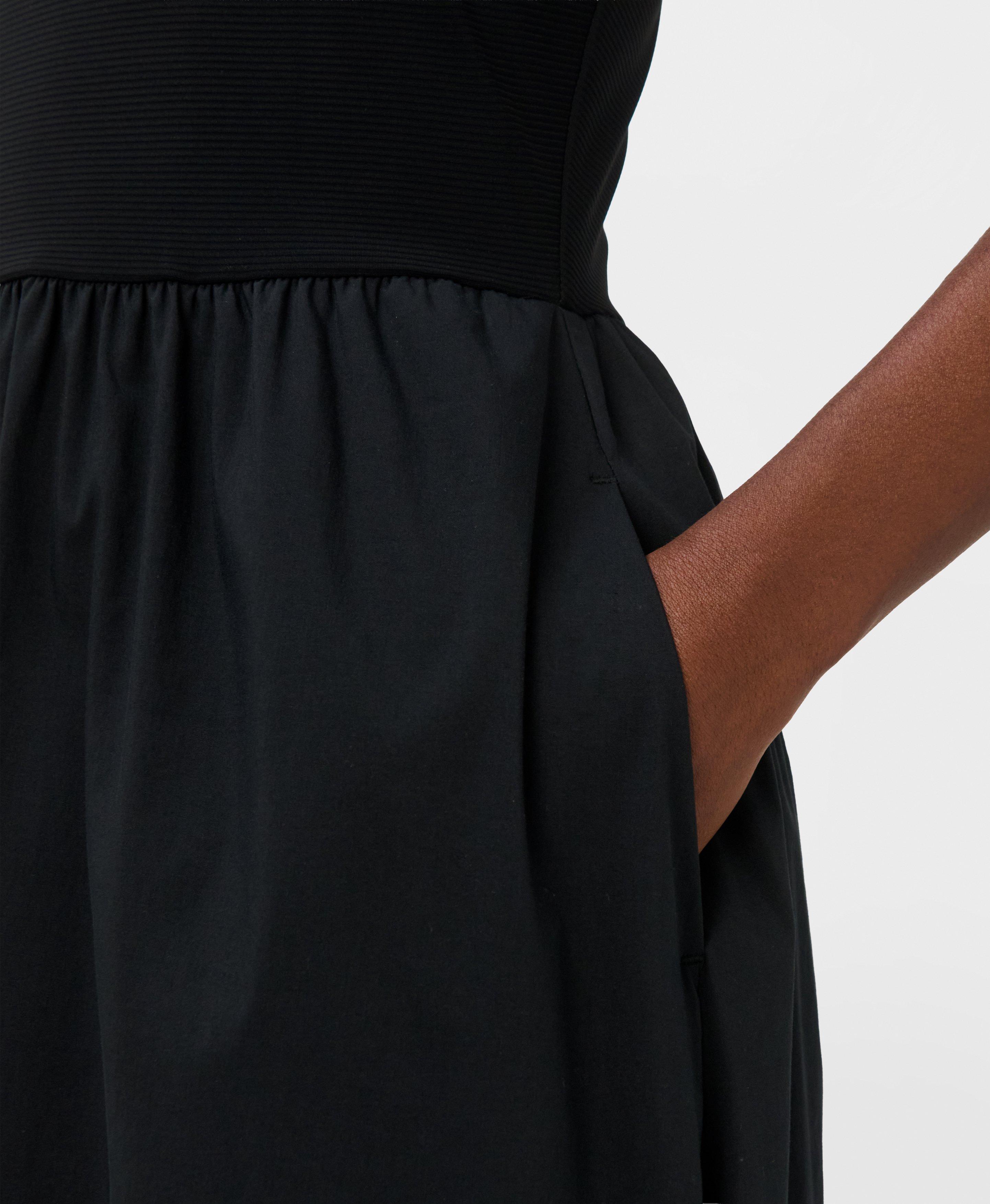 strapless open back dress Long dress with halter neckline and cups main image 1