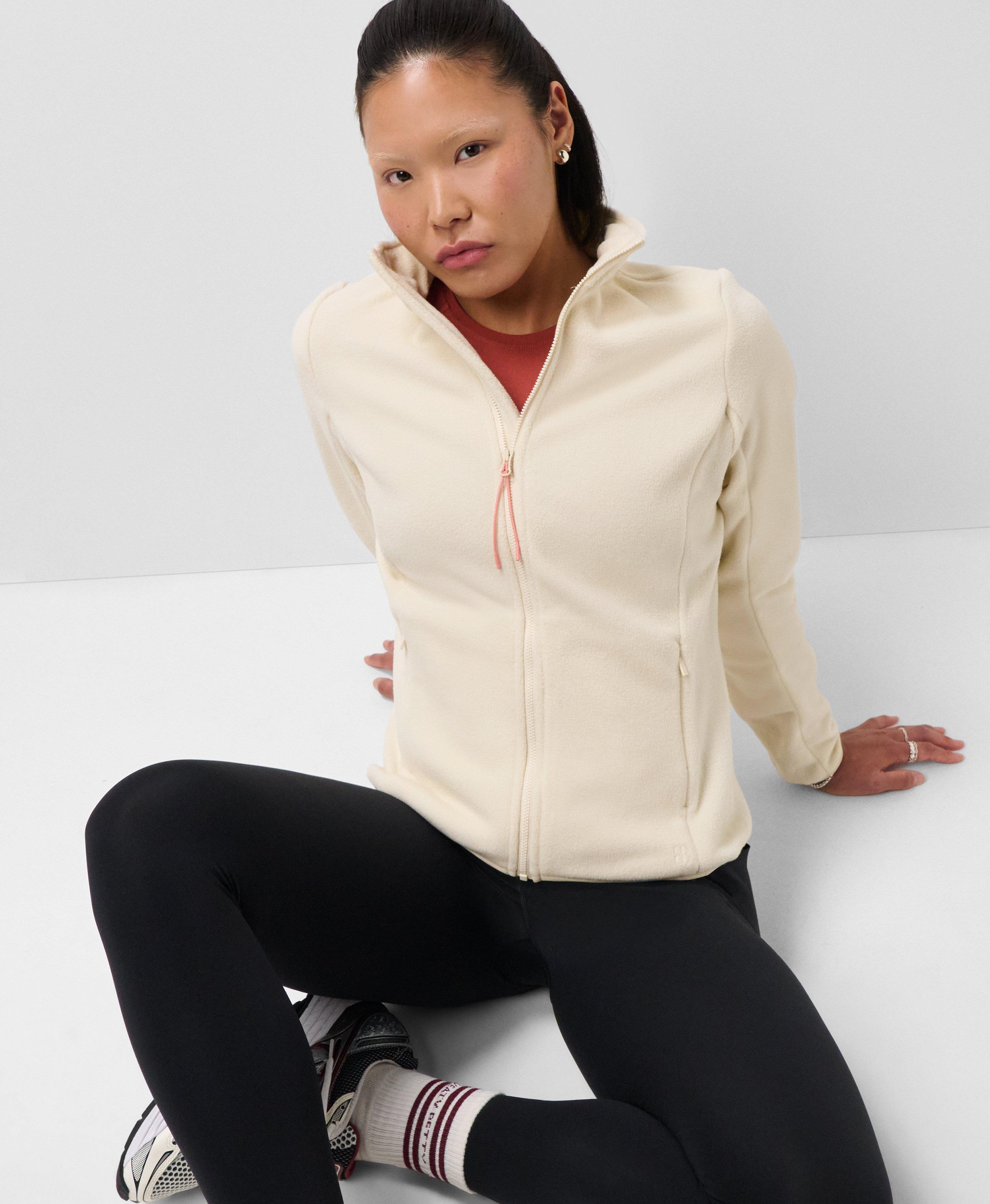 Evergreen Fleece Zip-Up - Clay Beige | Women's Sweaters + Hoodies