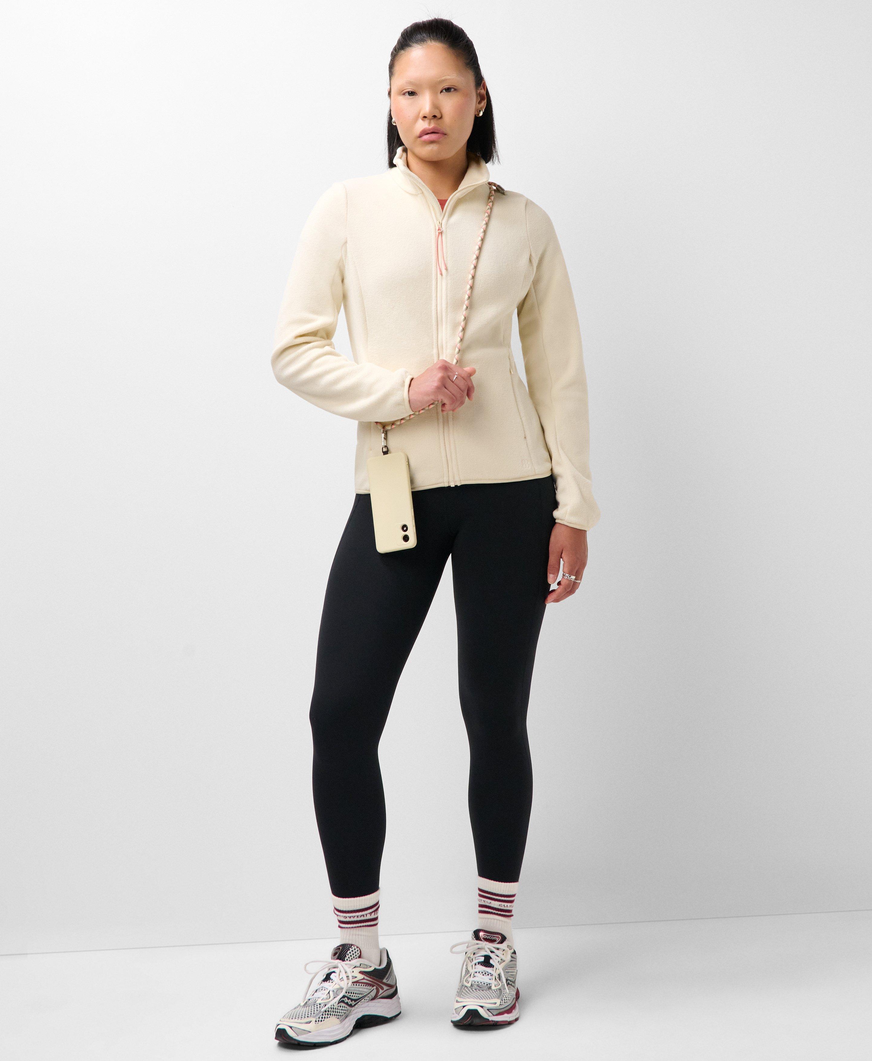 Evergreen Fleece Zip Up - Clay Beige | Women's Jumpers, Sweatshirts ...