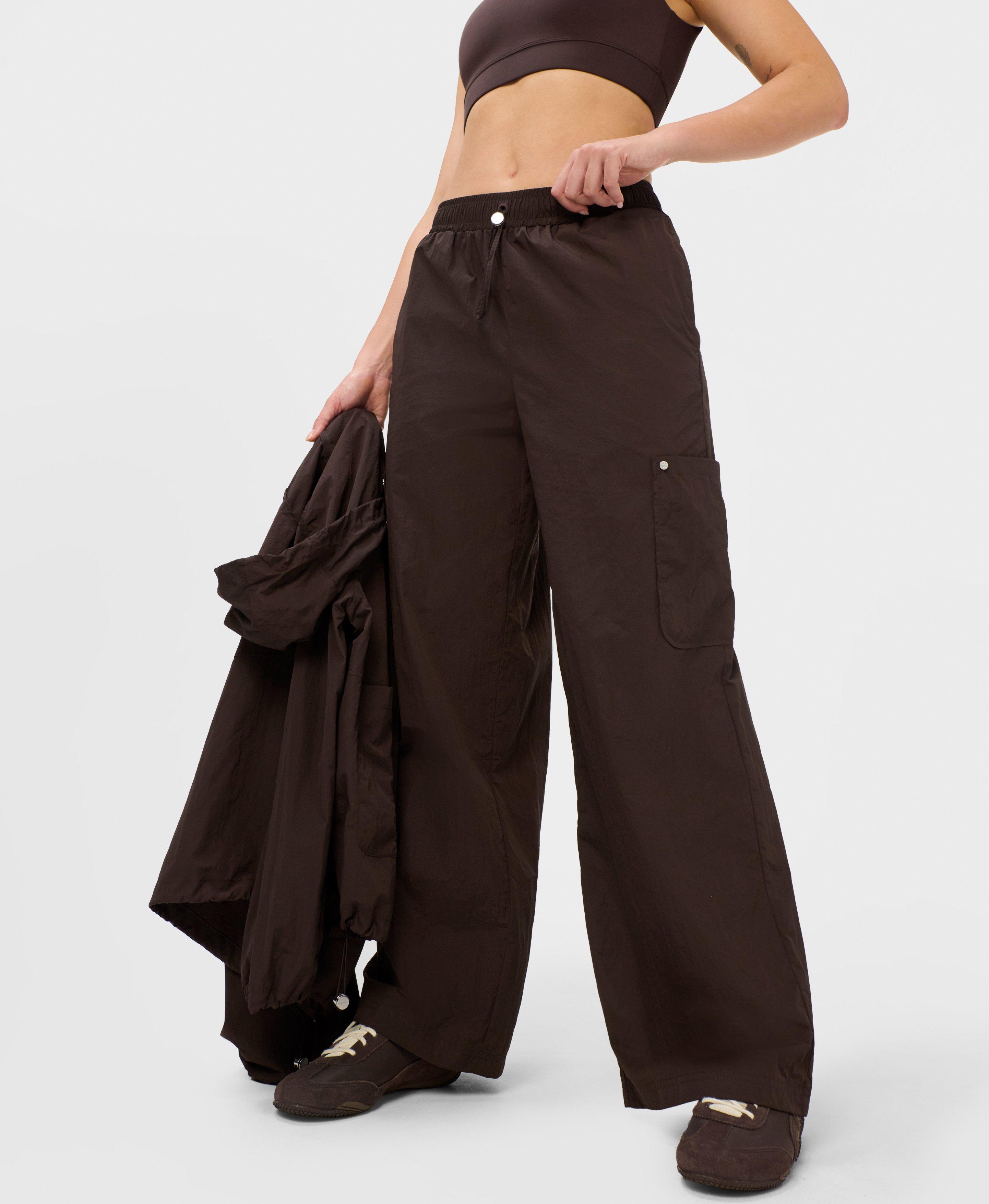 Cargo Straight Leg Pant - Espresso Brown | Women's Pants | Sweaty