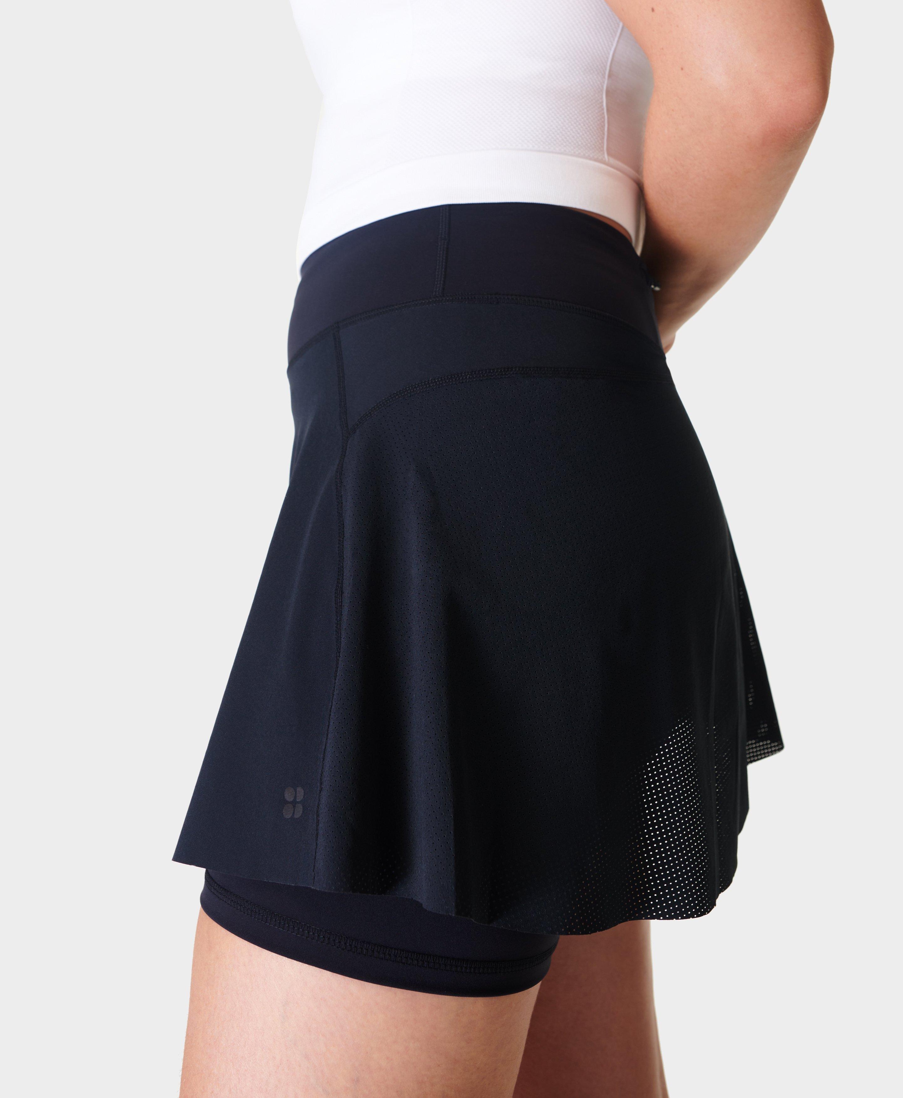 Swift Running Skort - Black, Women's Shorts + Skorts