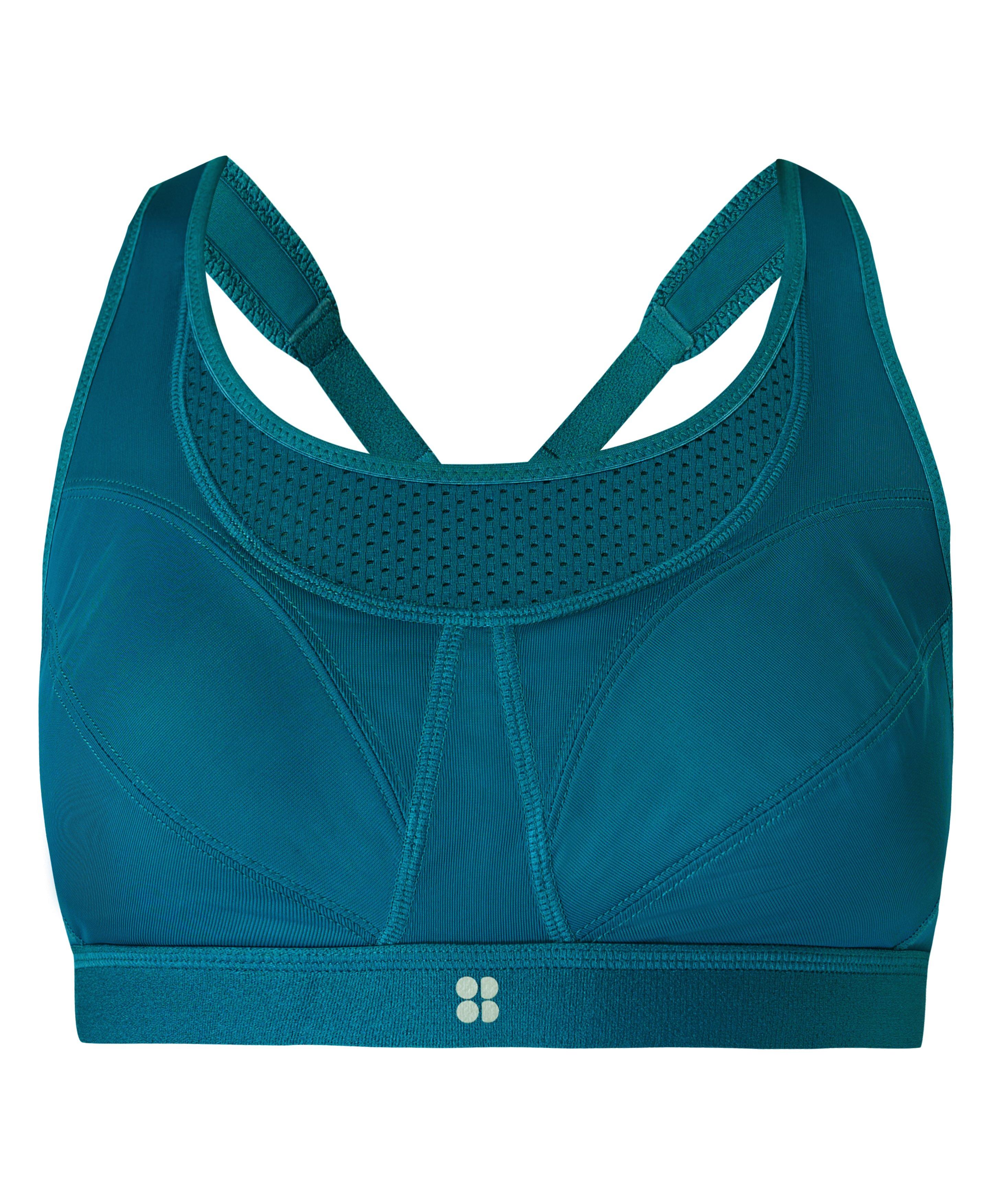 Womens Blue Encapsulation Sports Bras.