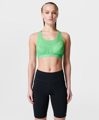 Ultra Running Bra , Radiate Green | Sweaty Betty