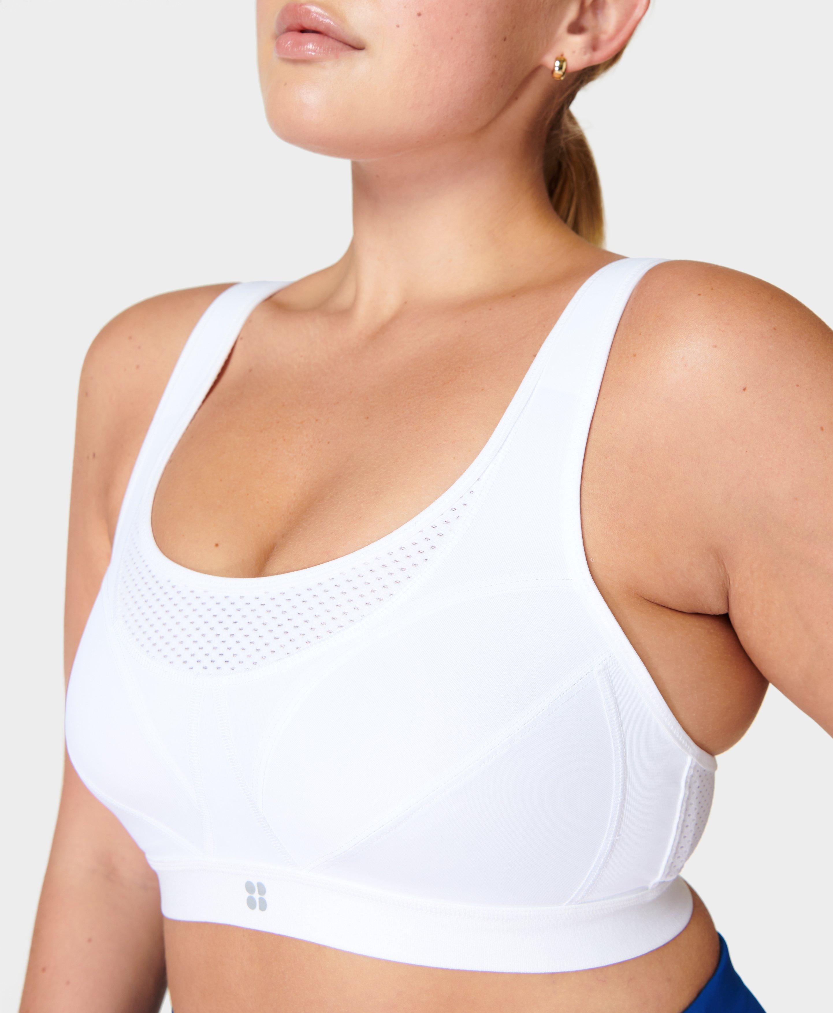 Ultra Running Bra - White, Women's Sports Bras