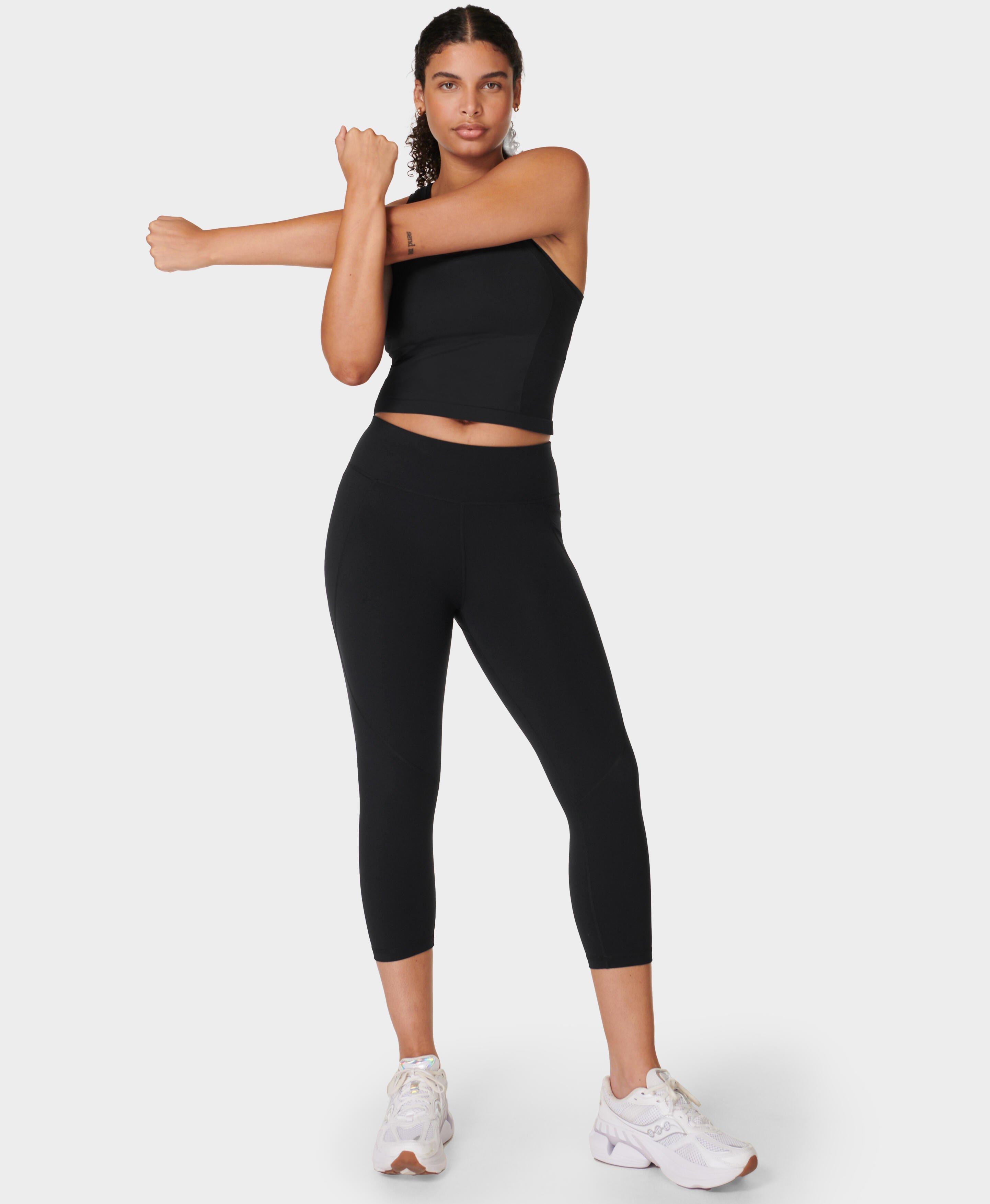 Black women's sports leggings best sale