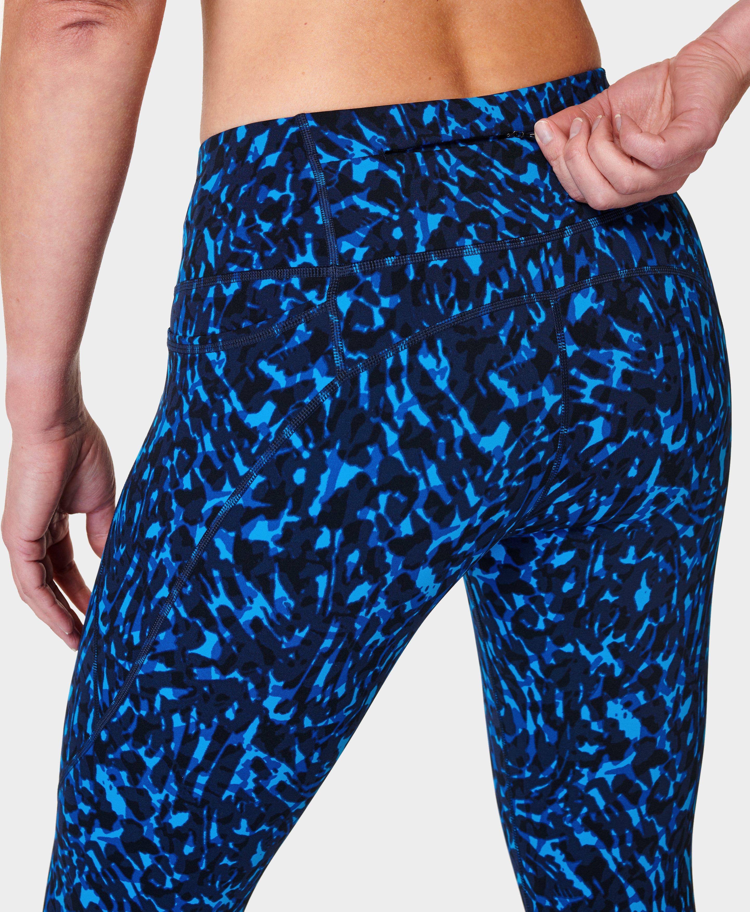 LULULEMON Animal Print Waistband Crop Leggings