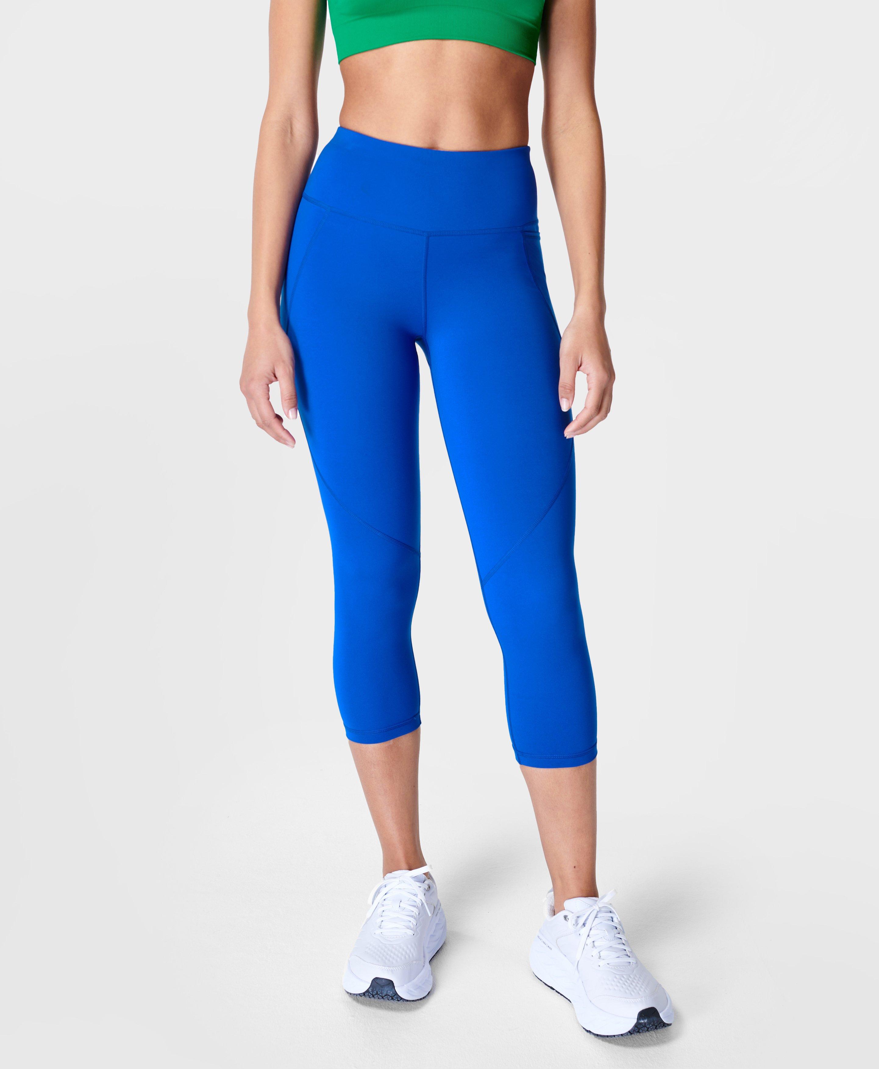 Sand Wash Cuffed Trousers - Lightning Blue, Women's Trousers & Yoga Pants