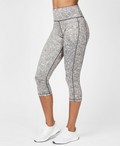 Reversible High-Waisted Cropped Yoga Leggings, Liberated Pink Rebel Roses | Sweaty Betty