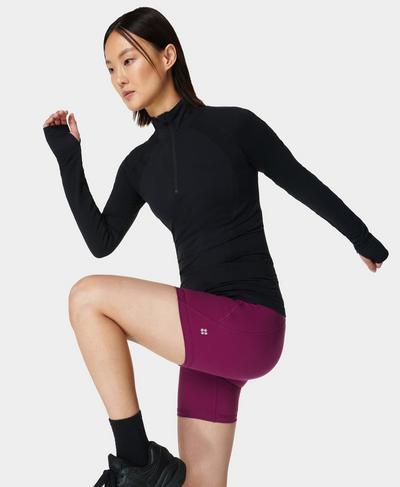 Power 6" Biker Shorts, Amaranth Pink | Sweaty Betty