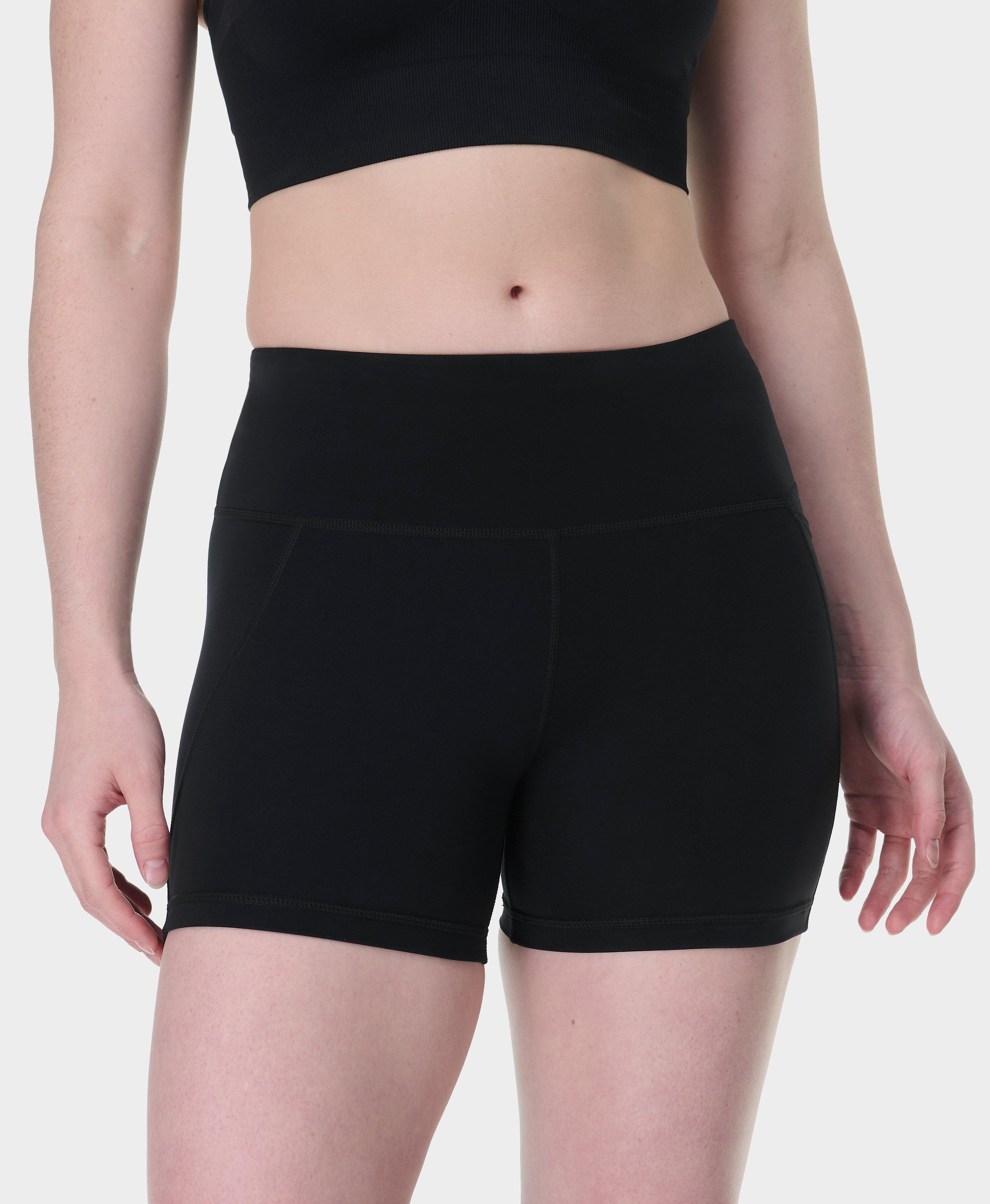 RESTOCK] High Waist Yoga Pants with back pockets/ Cycling pants/ Short  tights/ Gym pants for Ladies/ EMC Biker Shorts