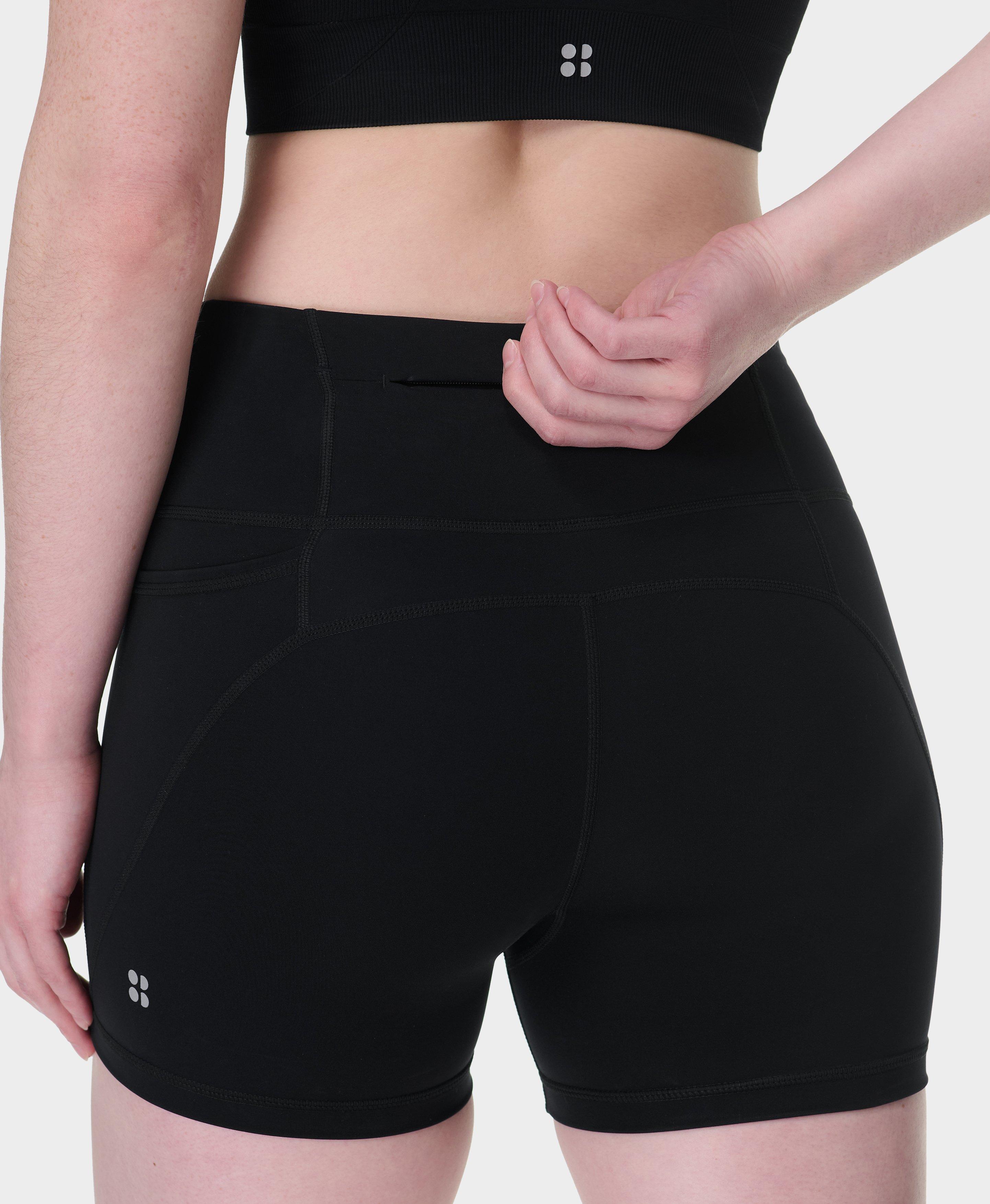 RESTOCK] High Waist Yoga Pants with back pockets/ Cycling pants/ Short  tights/ Gym pants for Ladies/ EMC Biker Shorts