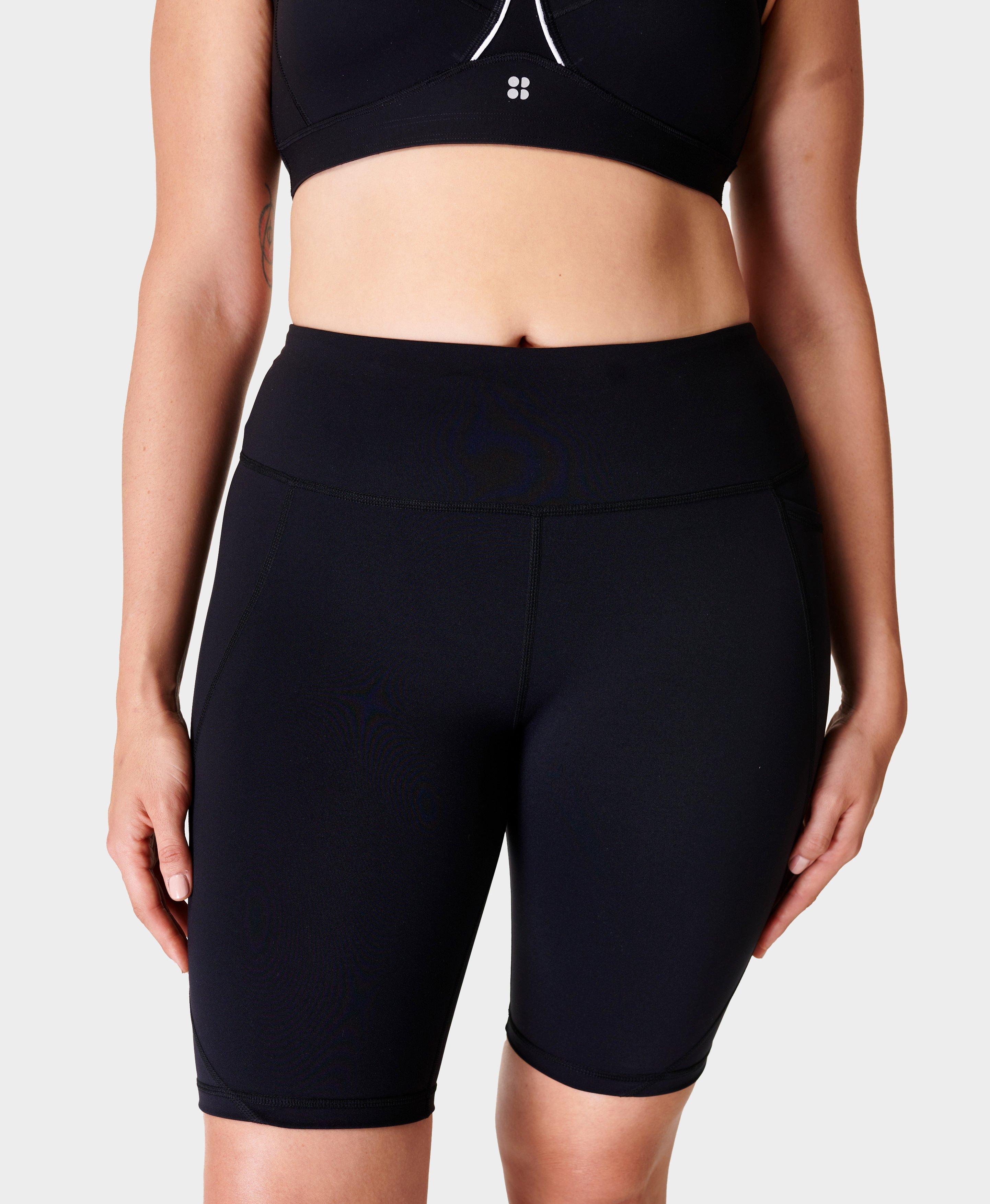Power 6 Biker Shorts - Black, Women's Shorts + Skorts