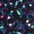 swatch color Black Floral Geo Print
