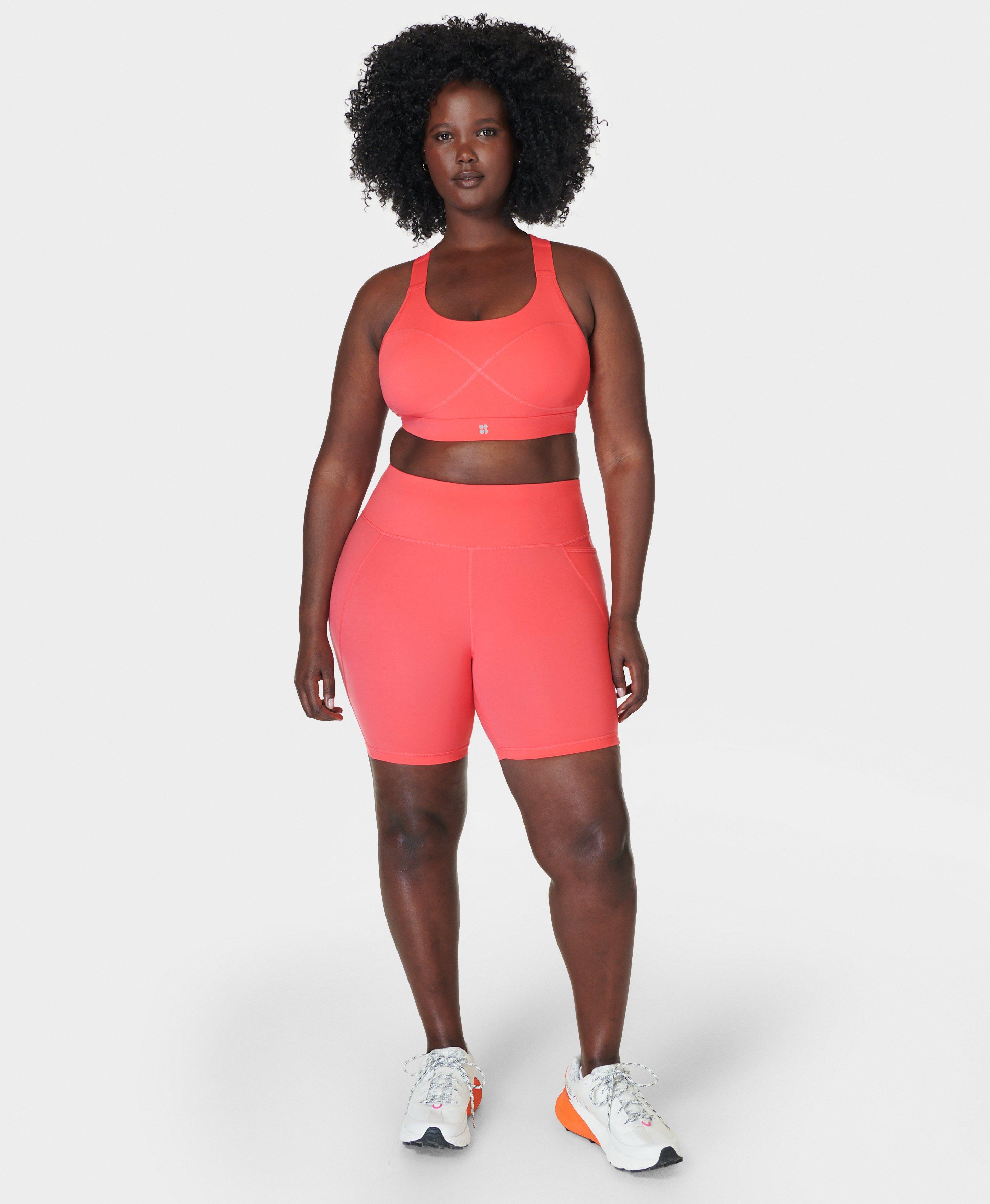 Coral biker shorts hotsell