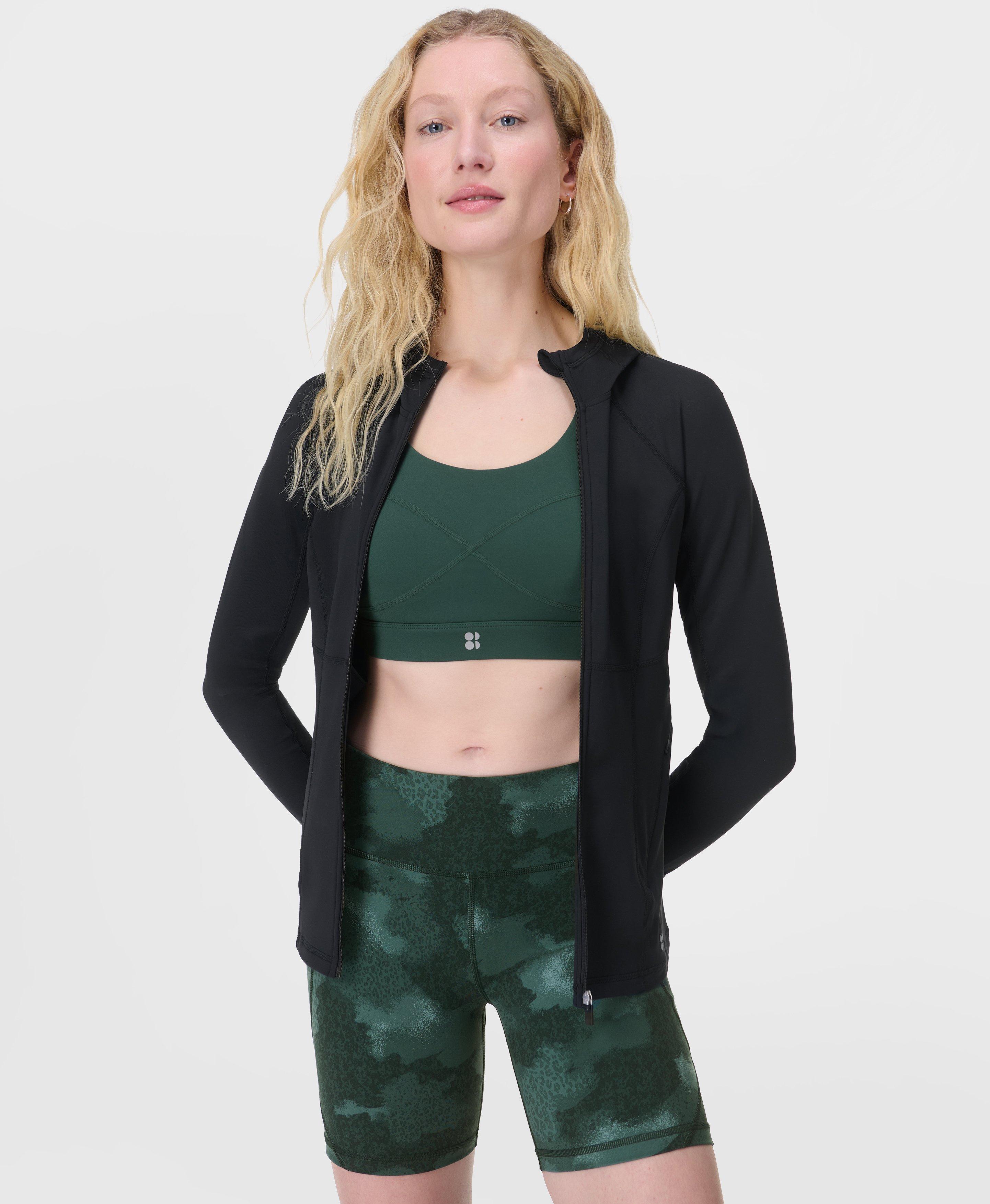 Sweaty Betty Power 6" Cycling Shorts, Green, Women's XL