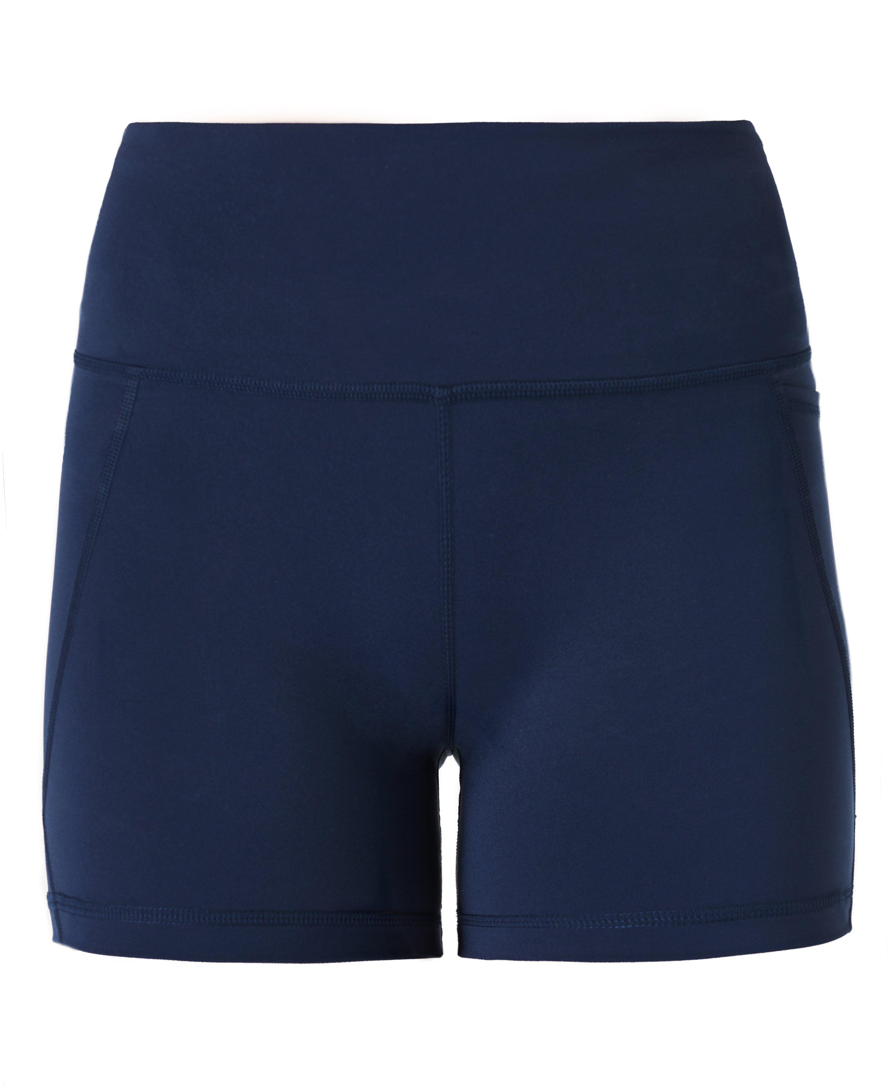 Womens navy blue biker on sale shorts