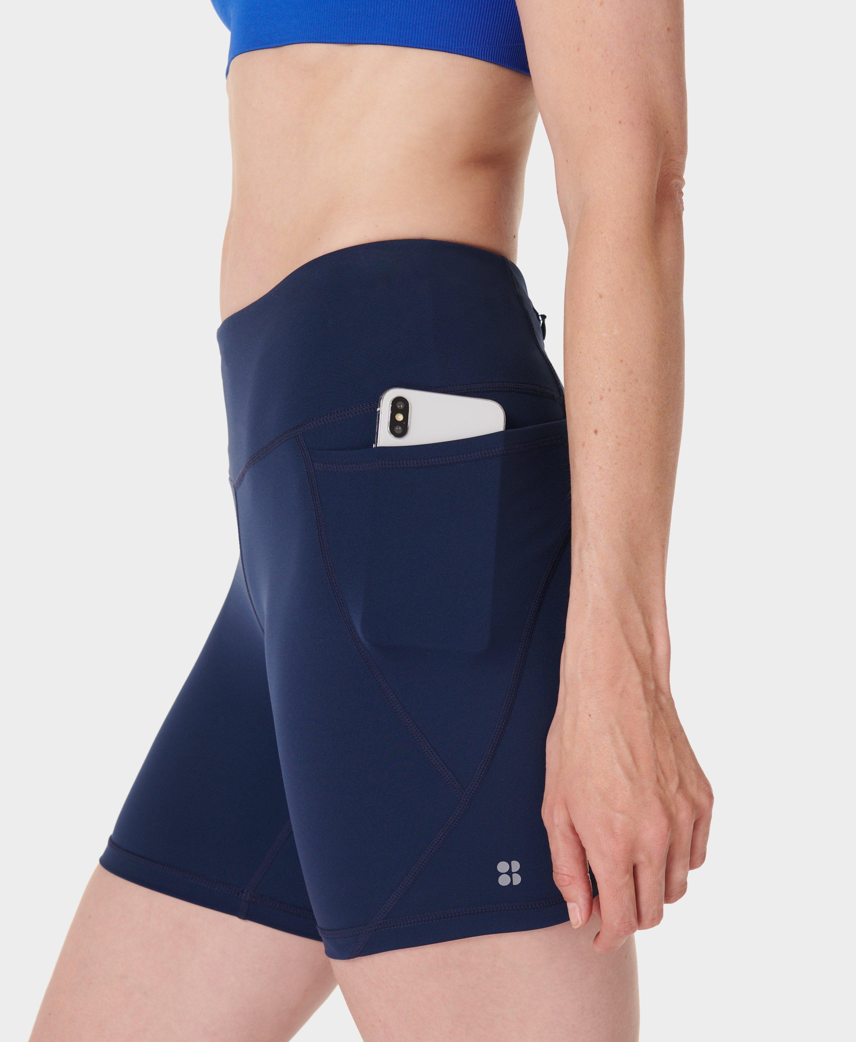 Power 6 Cycling Shorts Navy Blue Women s Shorts Skorts Sweaty Betty