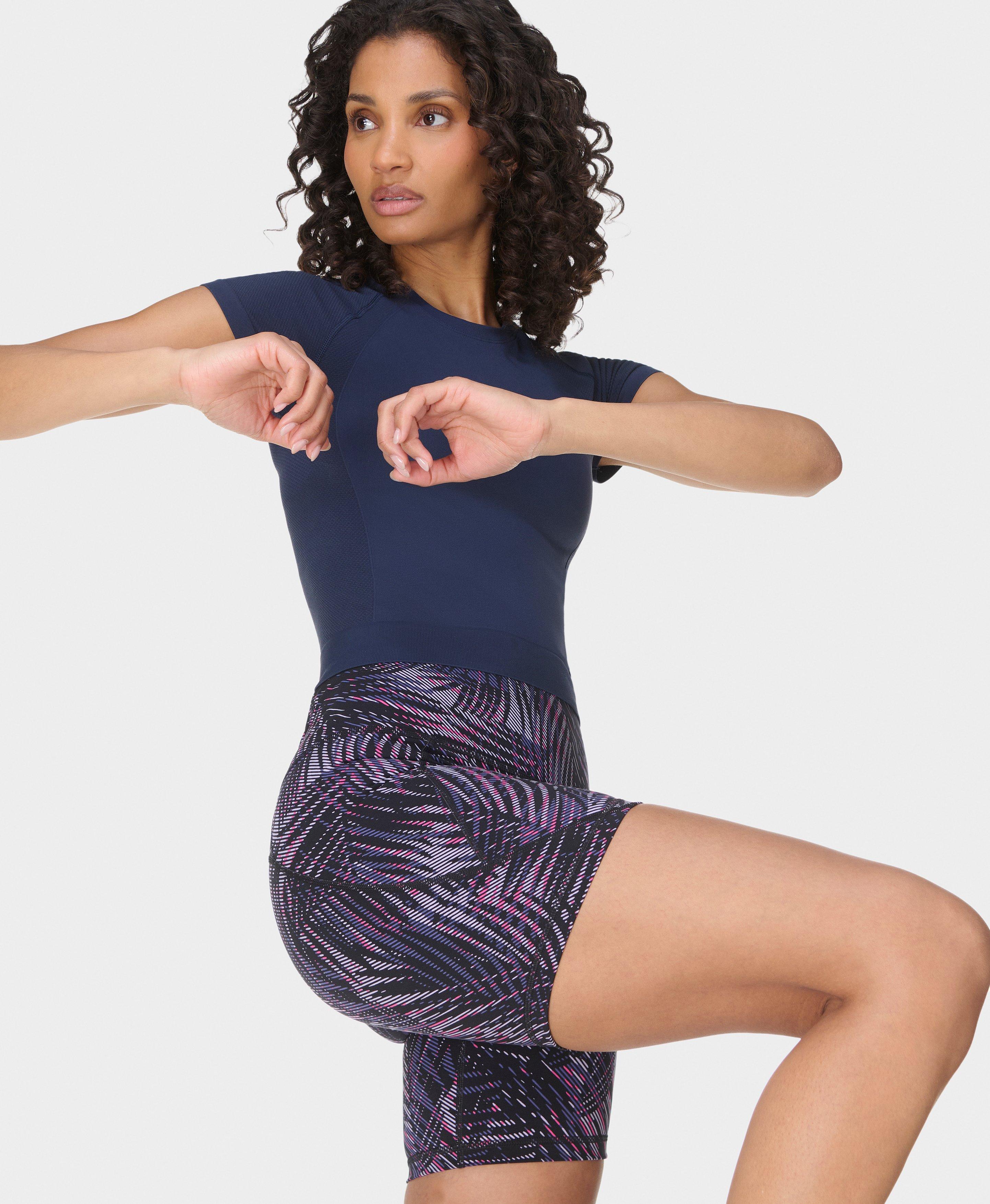 Sweaty Betty Power 6" Cycling Shorts, Pink, Women's XS