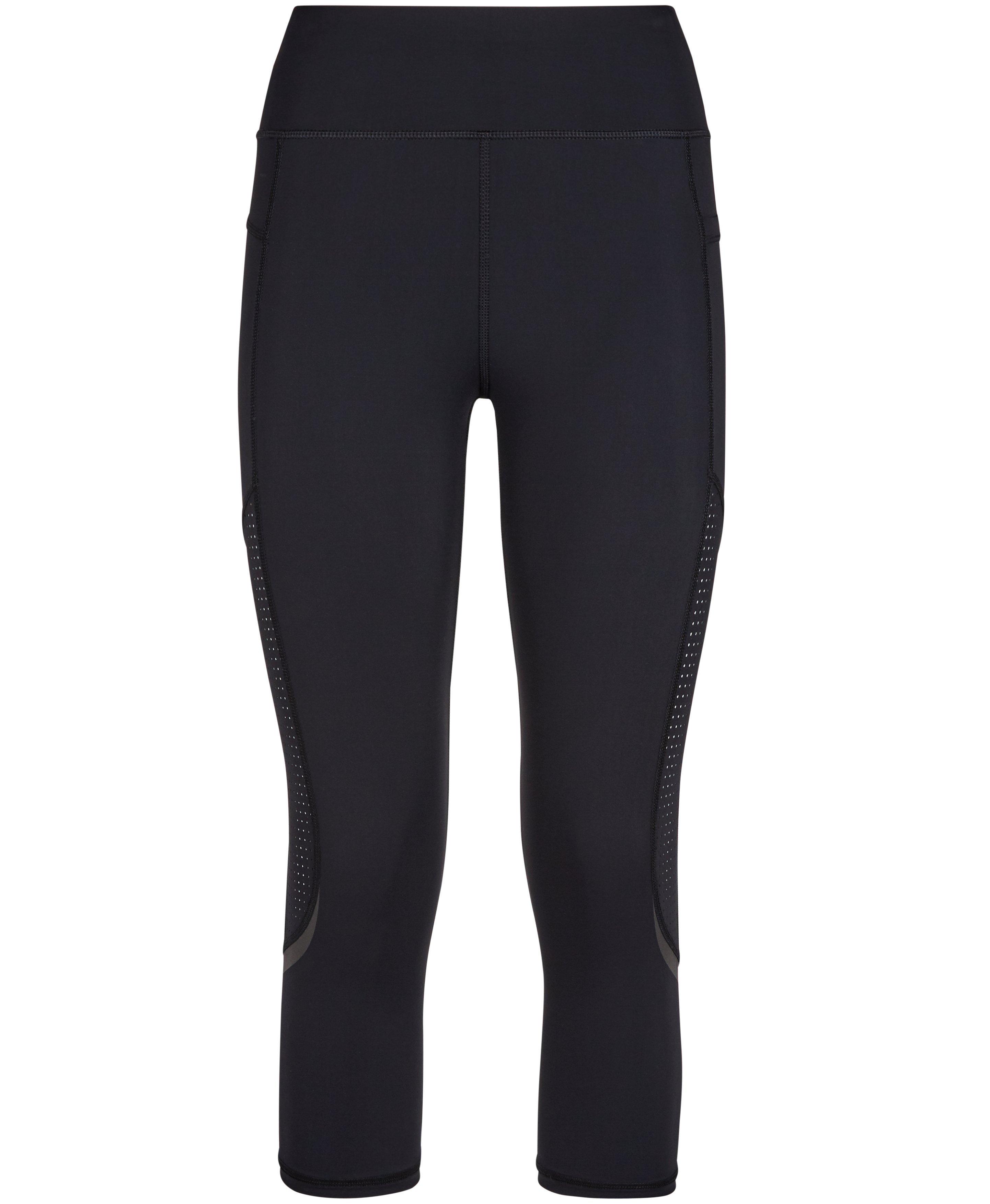 Sweaty Betty, Pants & Jumpsuits, Sweaty Betty Running Leggings Black  Paisley Mesh Insets Zip Pocket Large