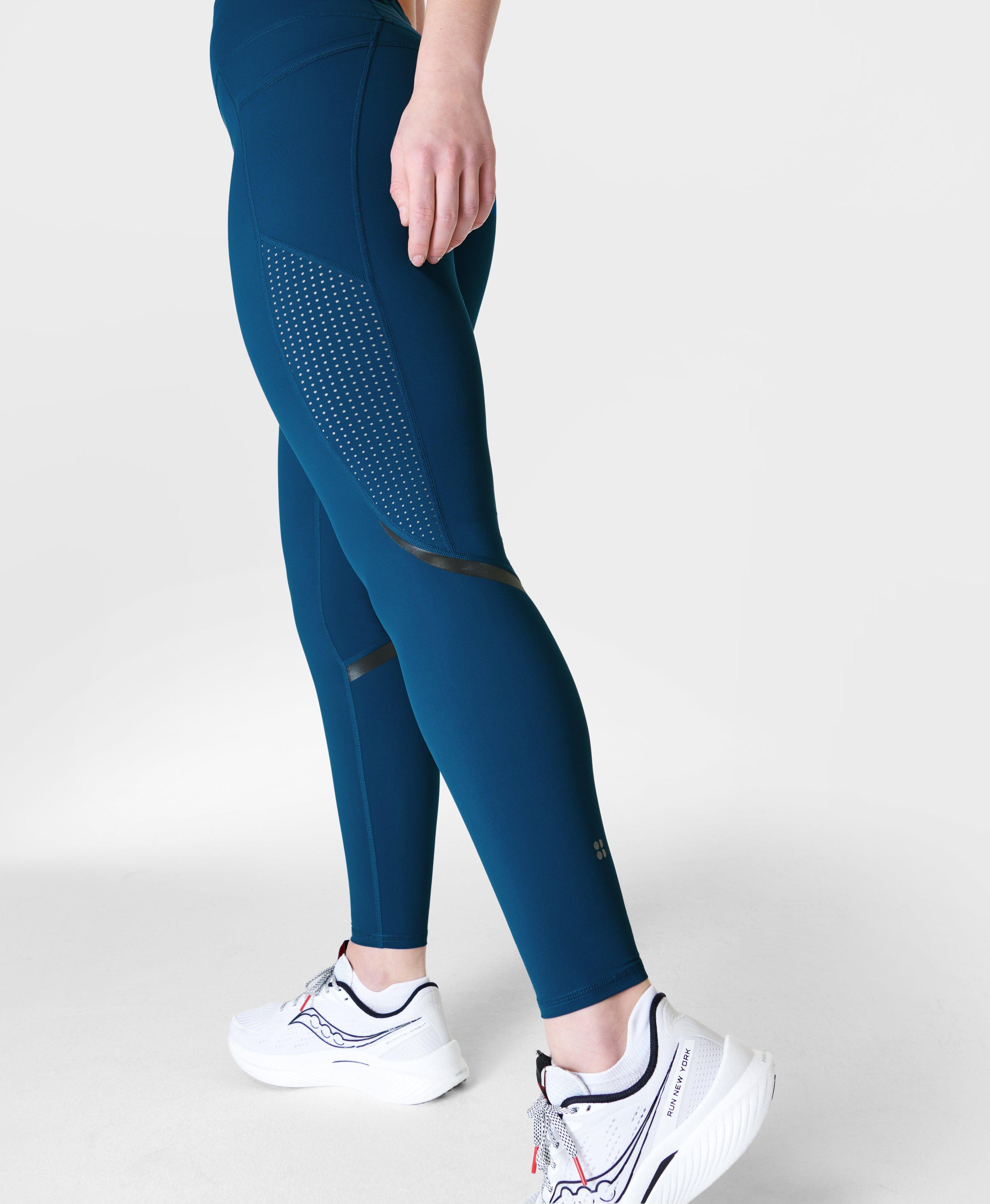 Zero Gravity High-Waisted Running Tight - Deep Blue, Women's Leggings