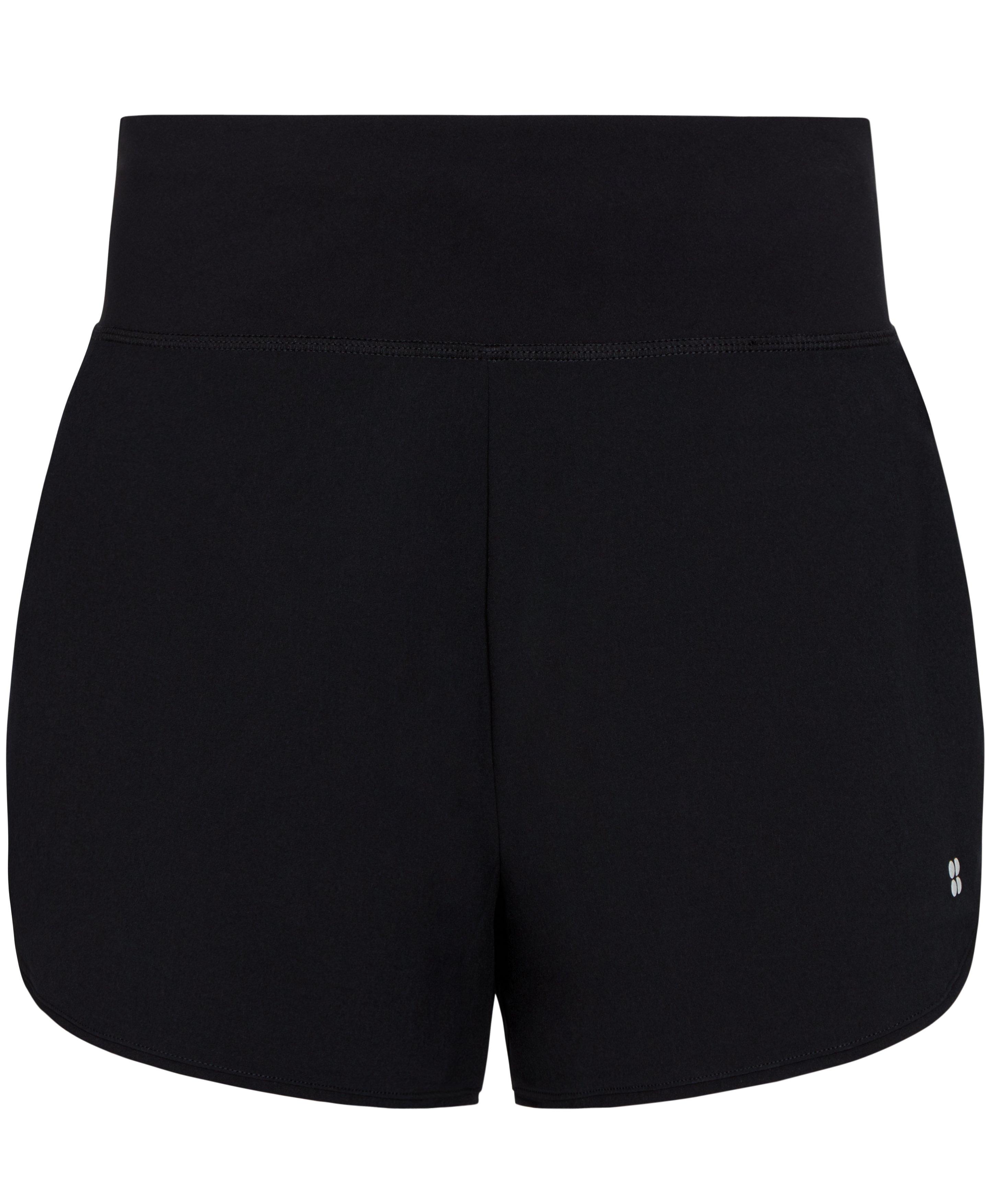 Time Trial 3.5 Running Shorts Black Women s Shorts Skorts Sweaty Betty