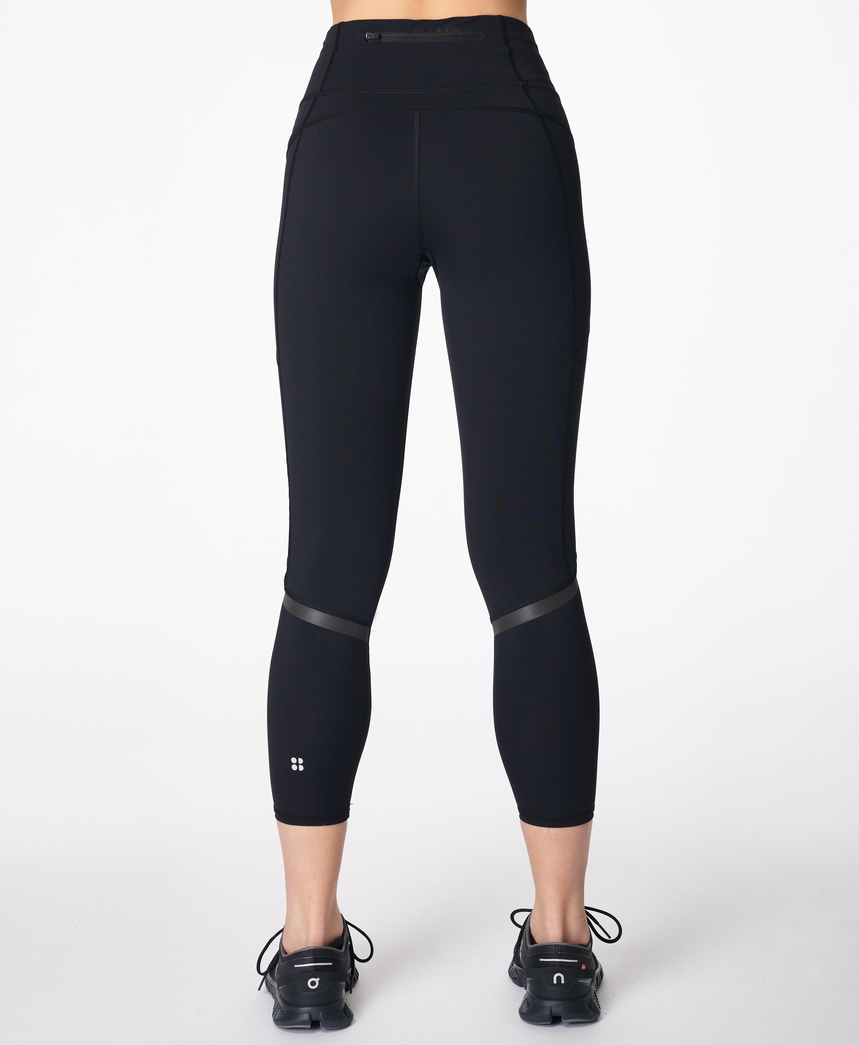 Zero Gravity High-Waisted 7/8 Running Tight - Black