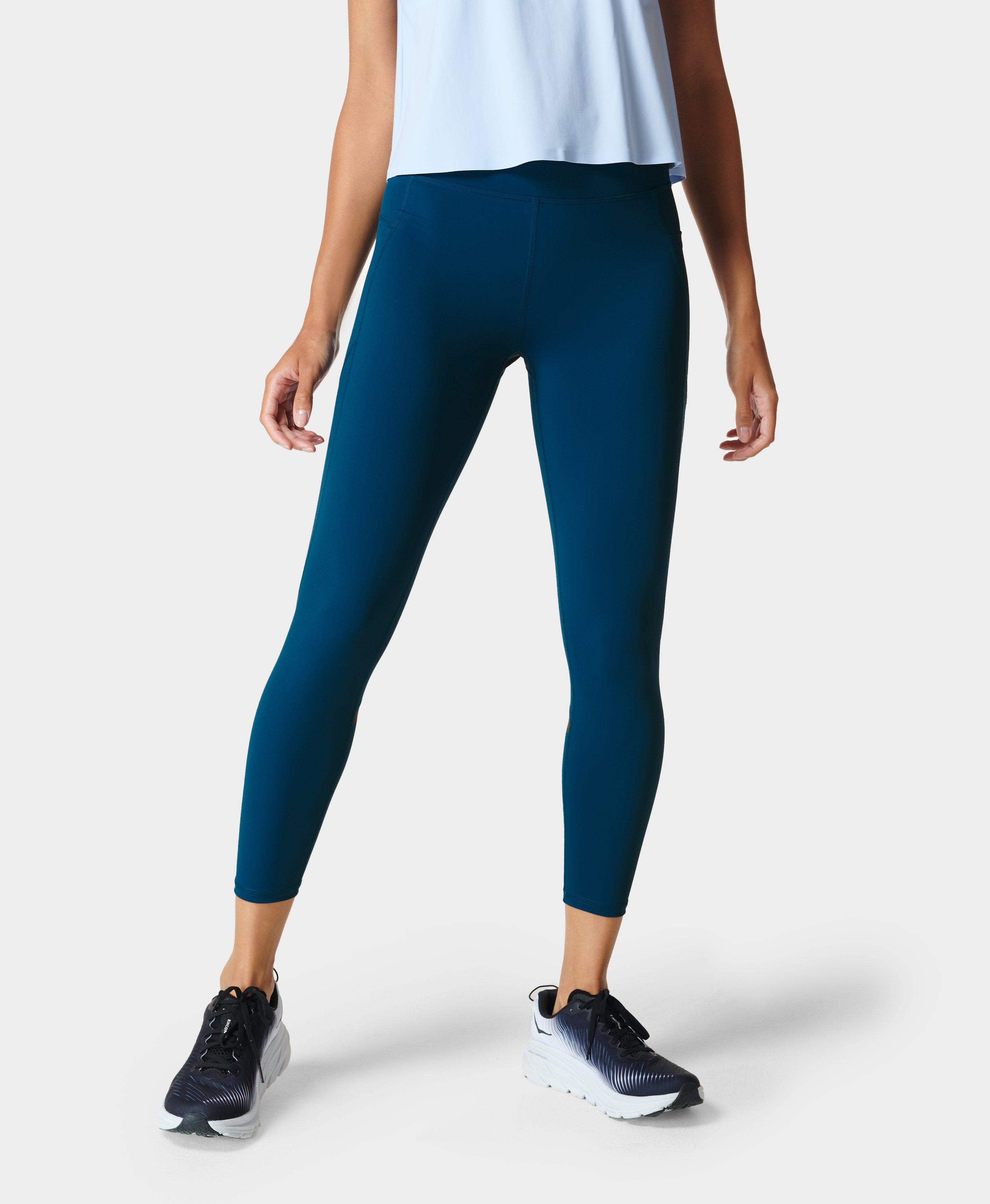 Nike Yoga Women's Light Blue 'Move To Zero' 7/8 Leggings