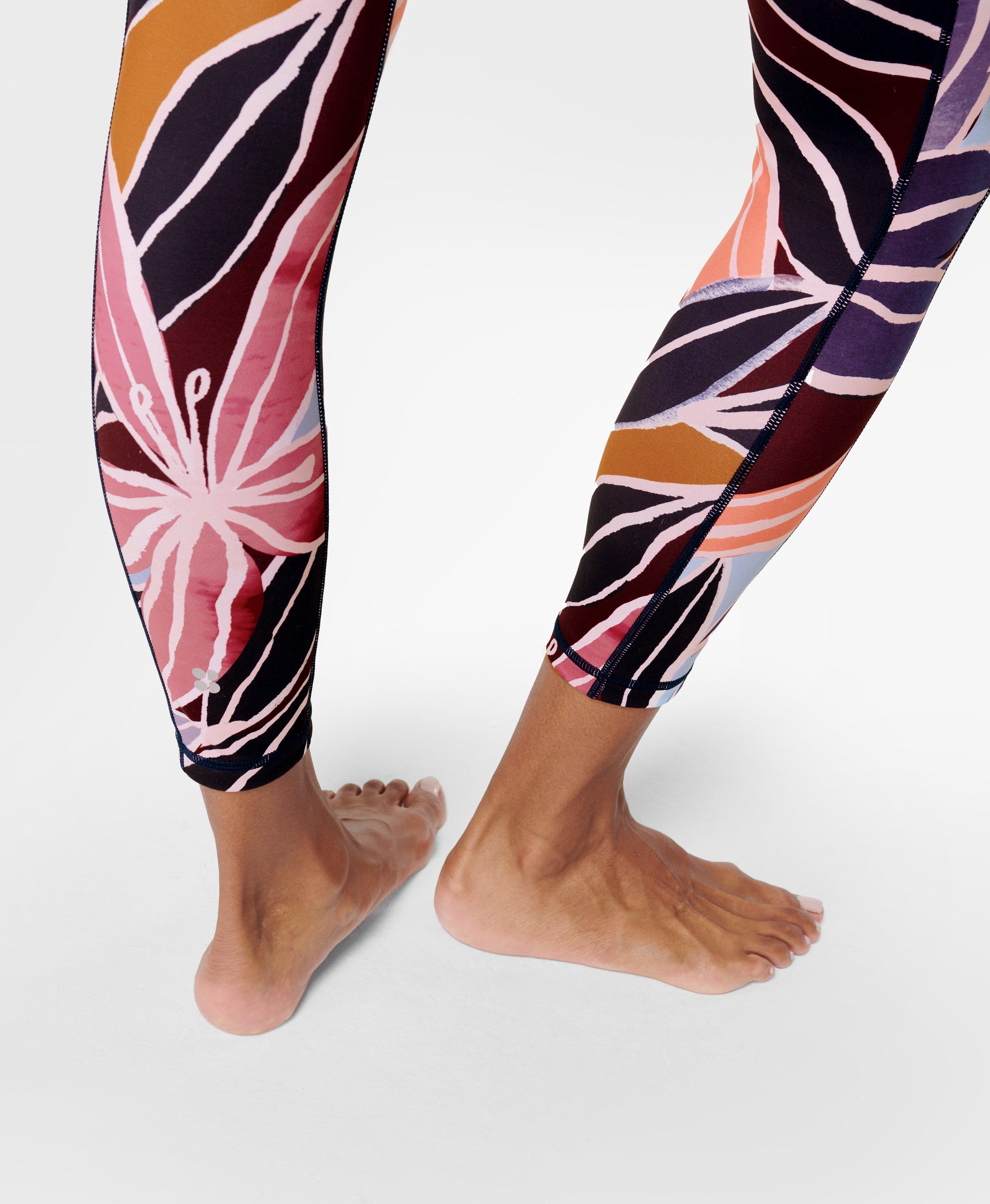 Super Sculpt 7/8 Workout Leggings- pinkdriftfloralprint | Women's