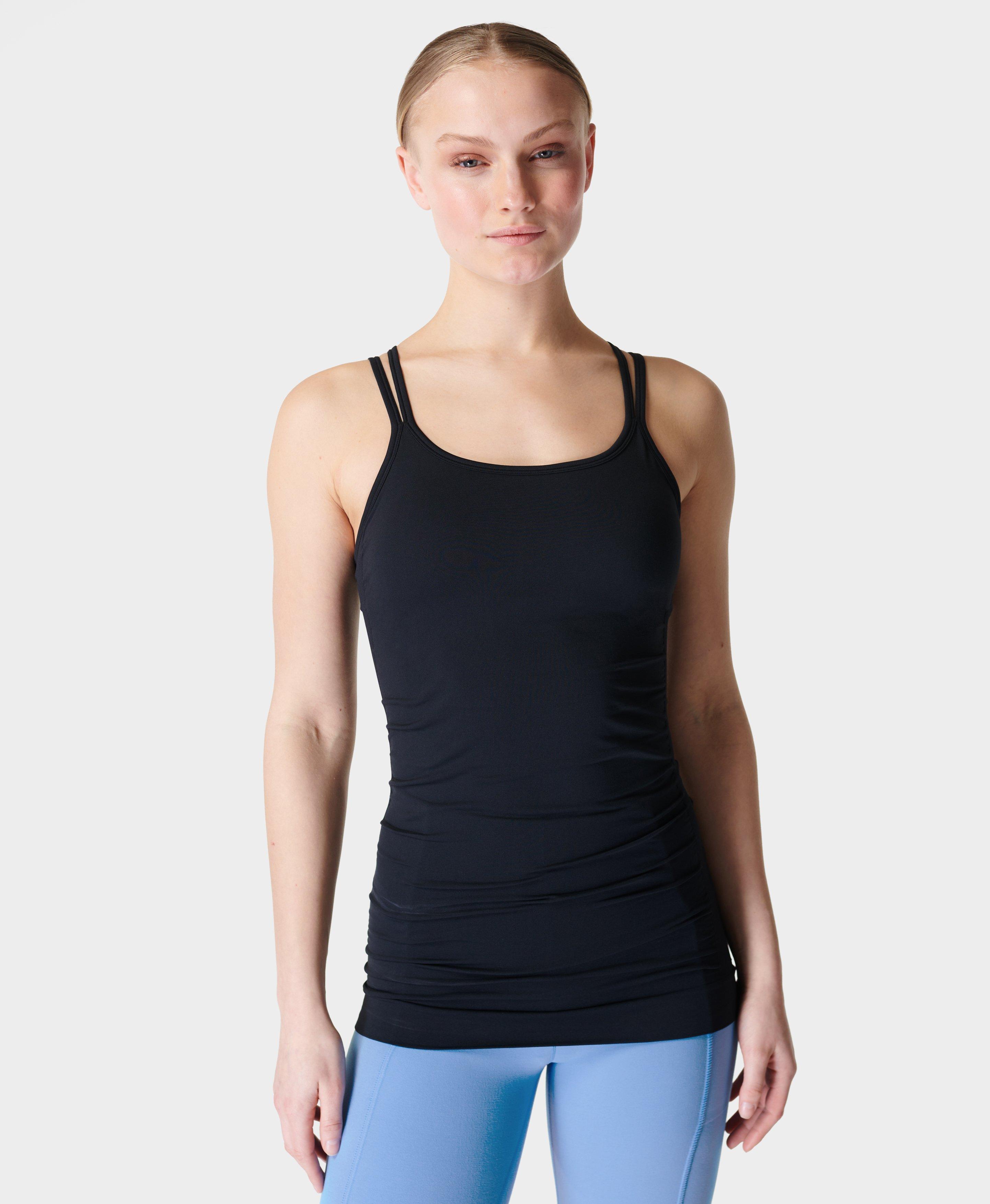 Poise Seamless Yoga Vest - Black, Women's Vests