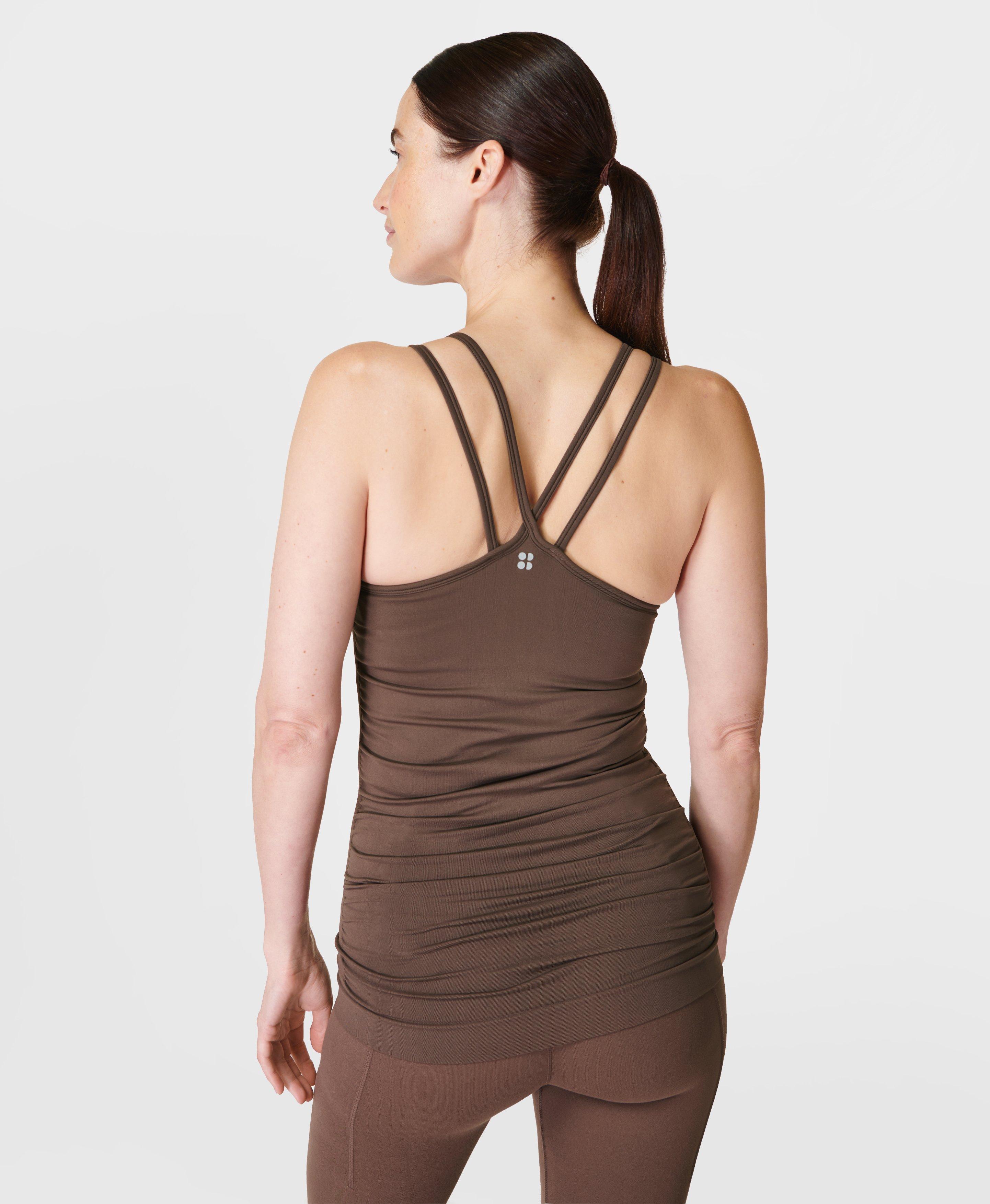 Poise Seamless Yoga Vest - Walnut Brown, Women's Vests