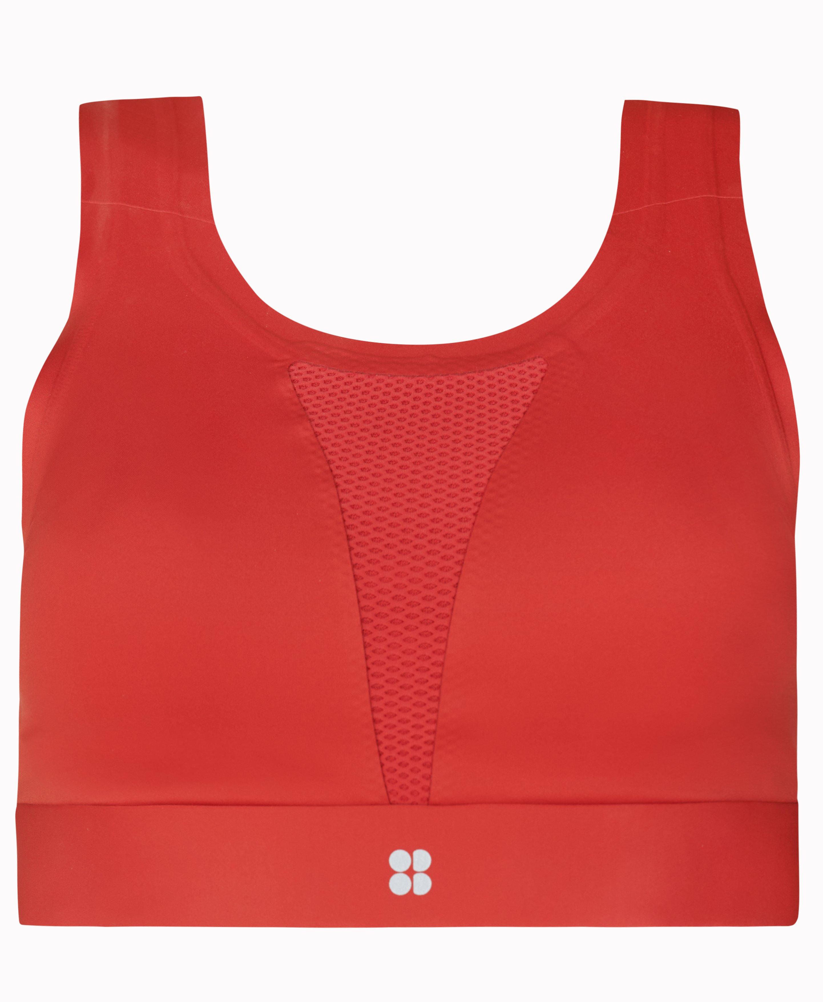 Goddess Sports Bra - Red – svelte belle