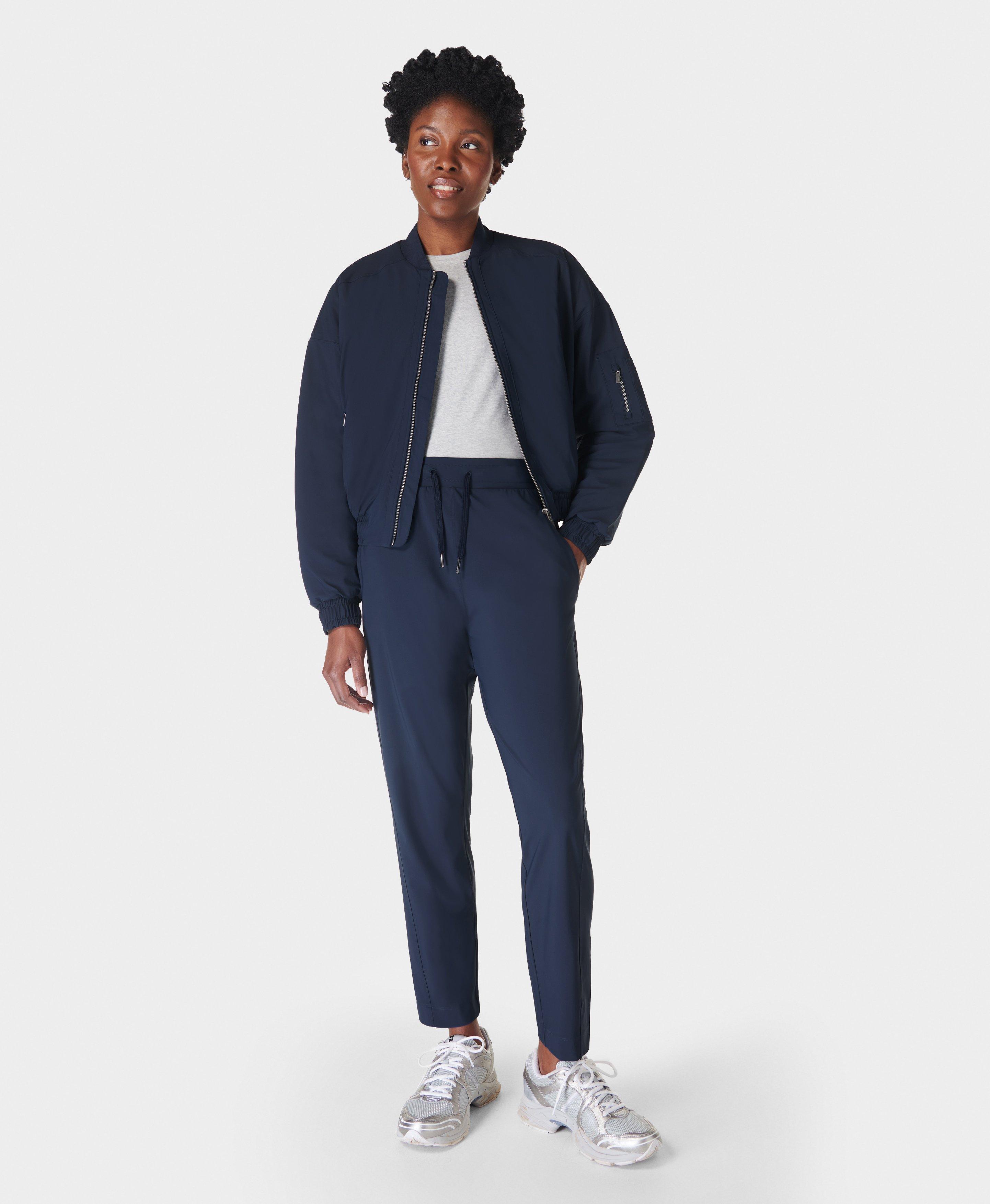 Buy Pigeon Blue Track Pants for Women by Marks & Spencer Online