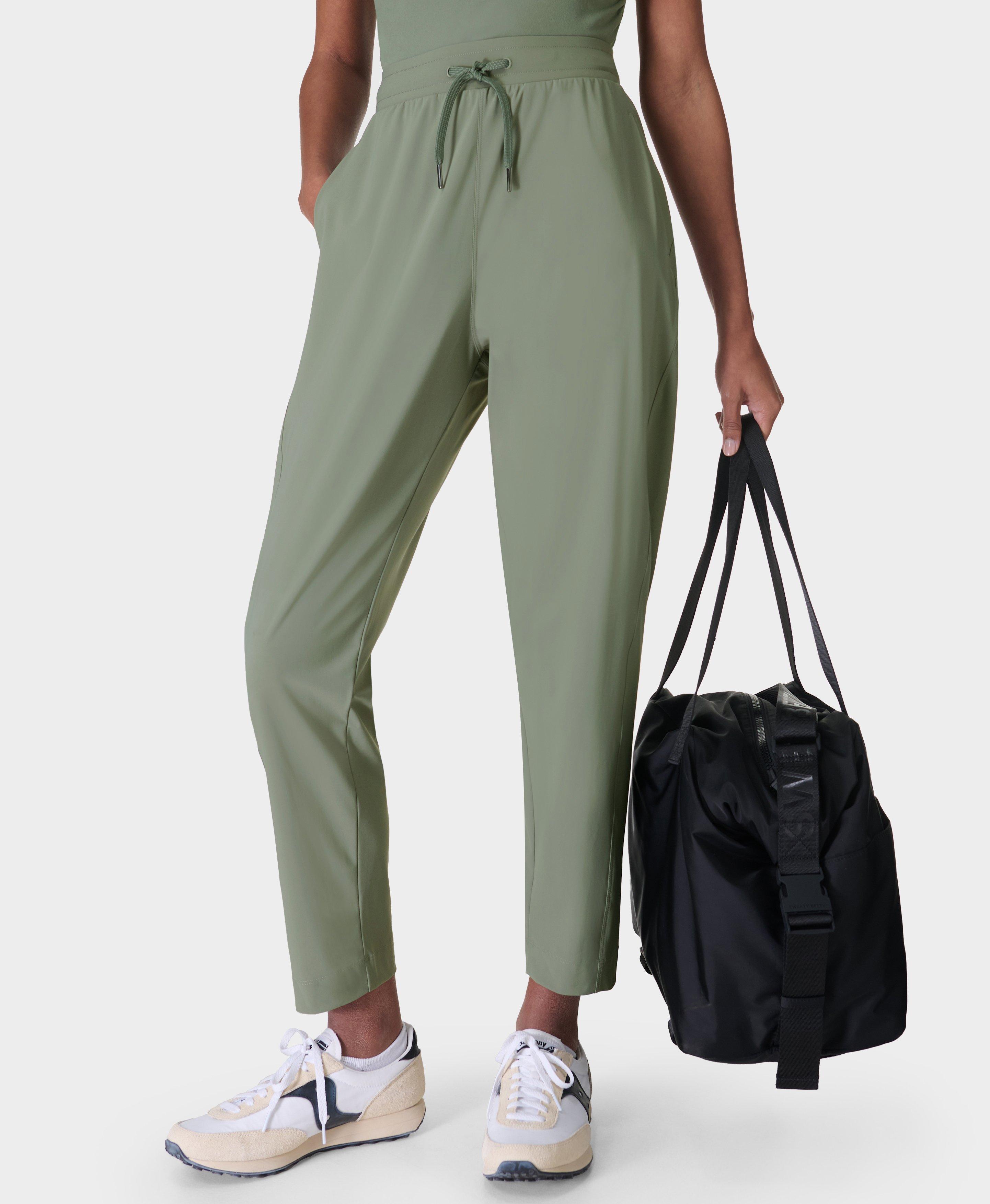 Sweaty Betty Explorer Trousers, Green, Women's M