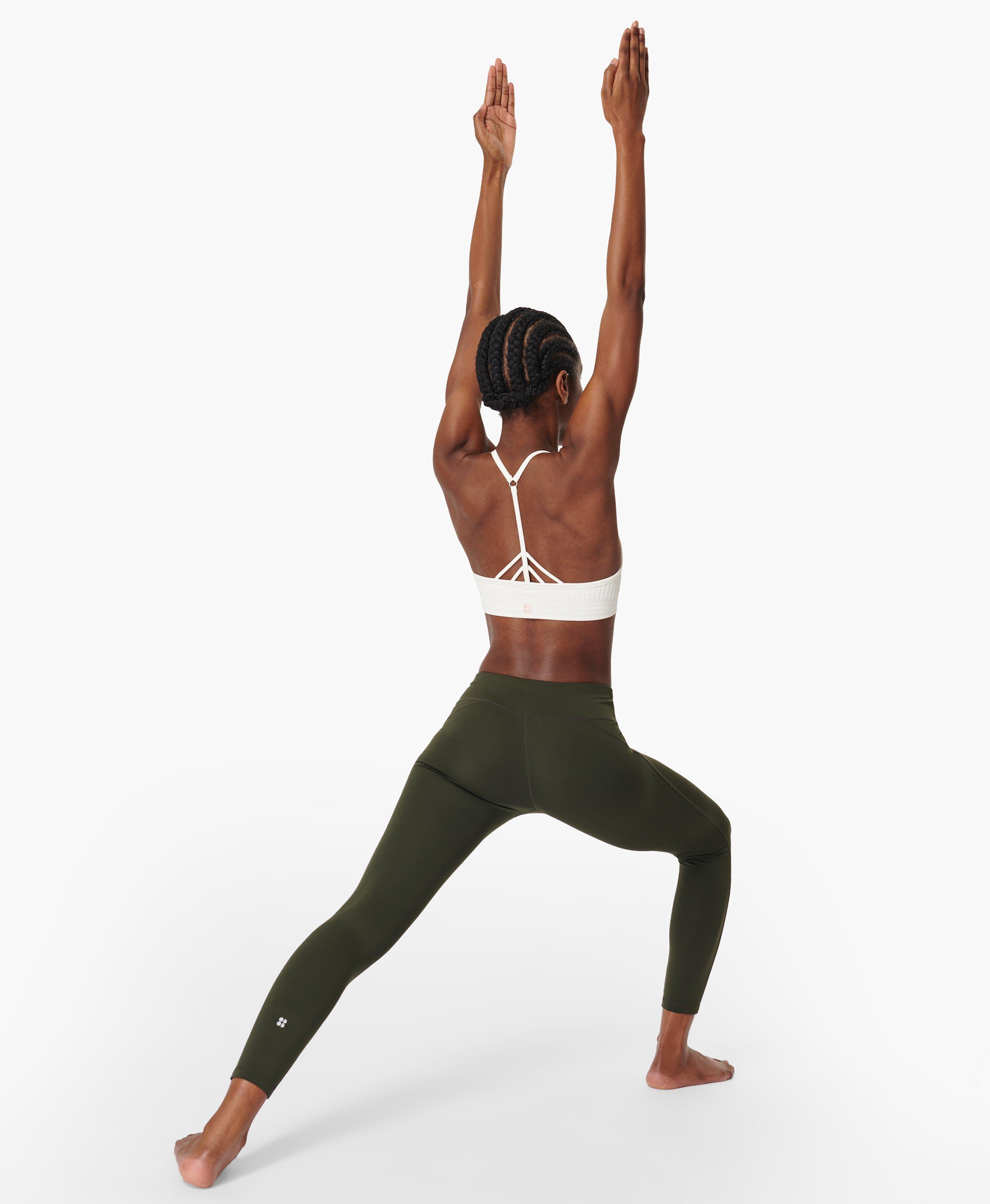 Mindful Seamless Yoga Bra - Lily White, Women's Sports Bras