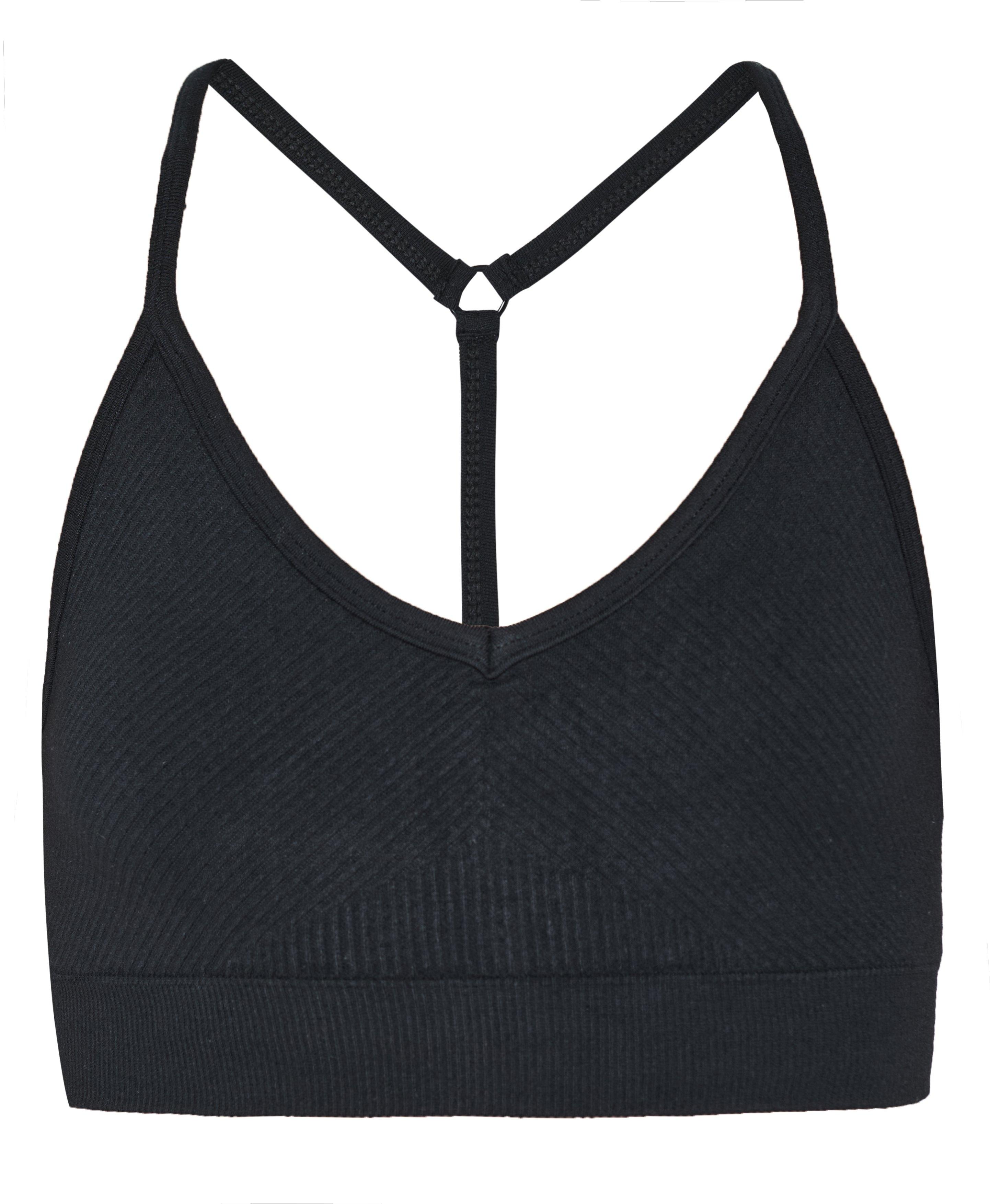 Women's Sports Bra Ribbed Padded Fitness Workout Bra Solid Color Cutout  Underwear Athletic Yoga Black : : Clothing, Shoes & Accessories