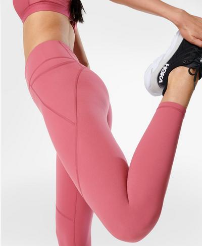 Power 7/8 Workout Leggings, Adventure Pink | Sweaty Betty