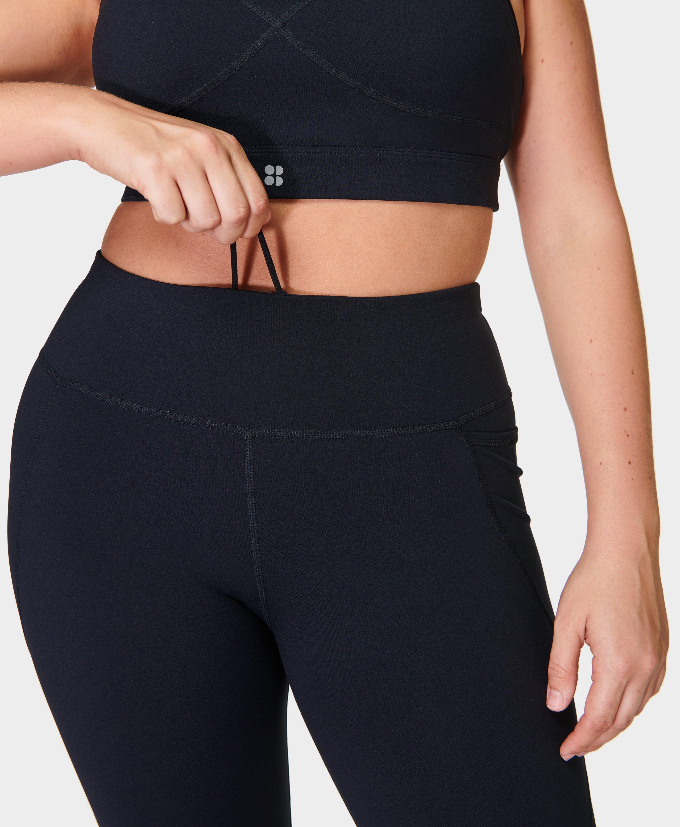 Power 7/8 Workout Leggings - Black, Women's Leggings