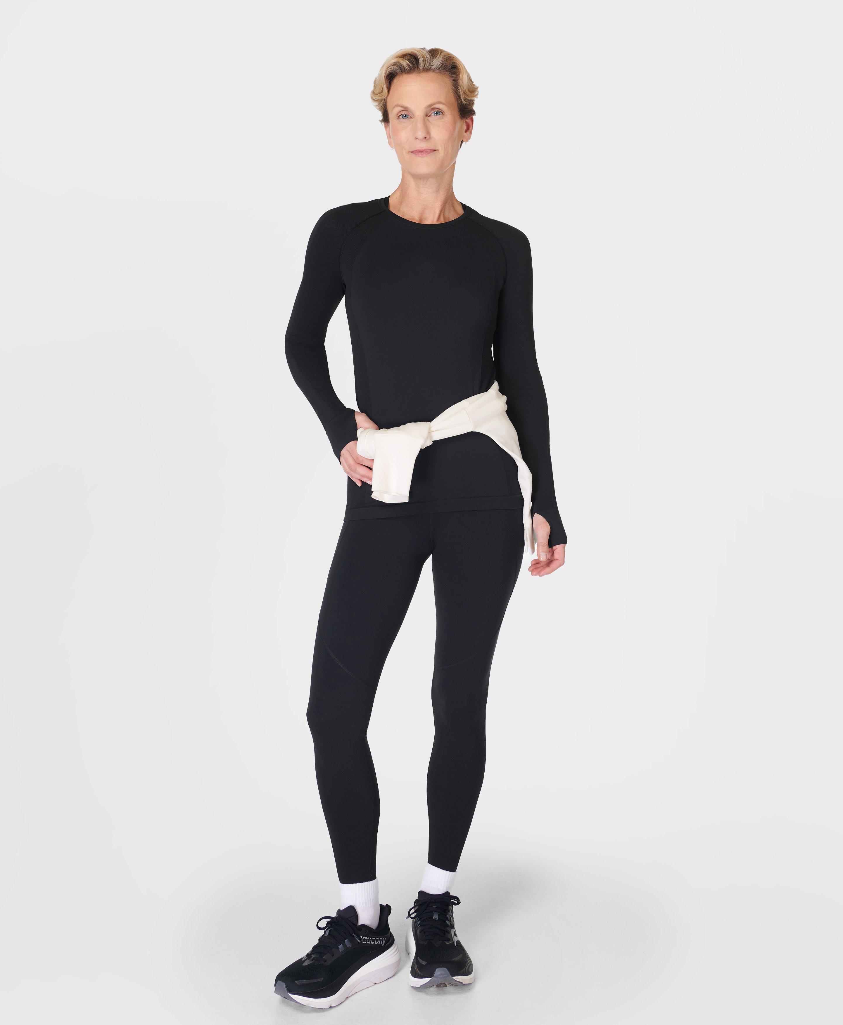 Plain black athletic outlet leggings