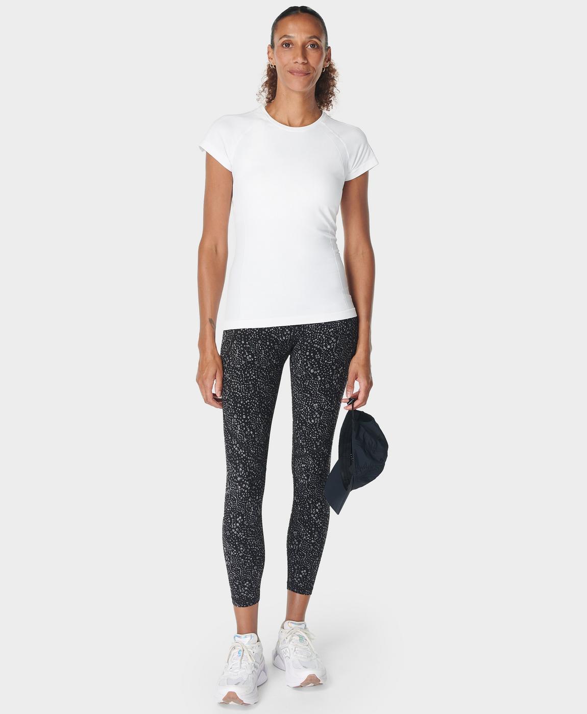 Power 7/8 Workout Leggings - Black Celestial Dot Print Power 7/8 Workout Leggings - Black Celestial Dot Print