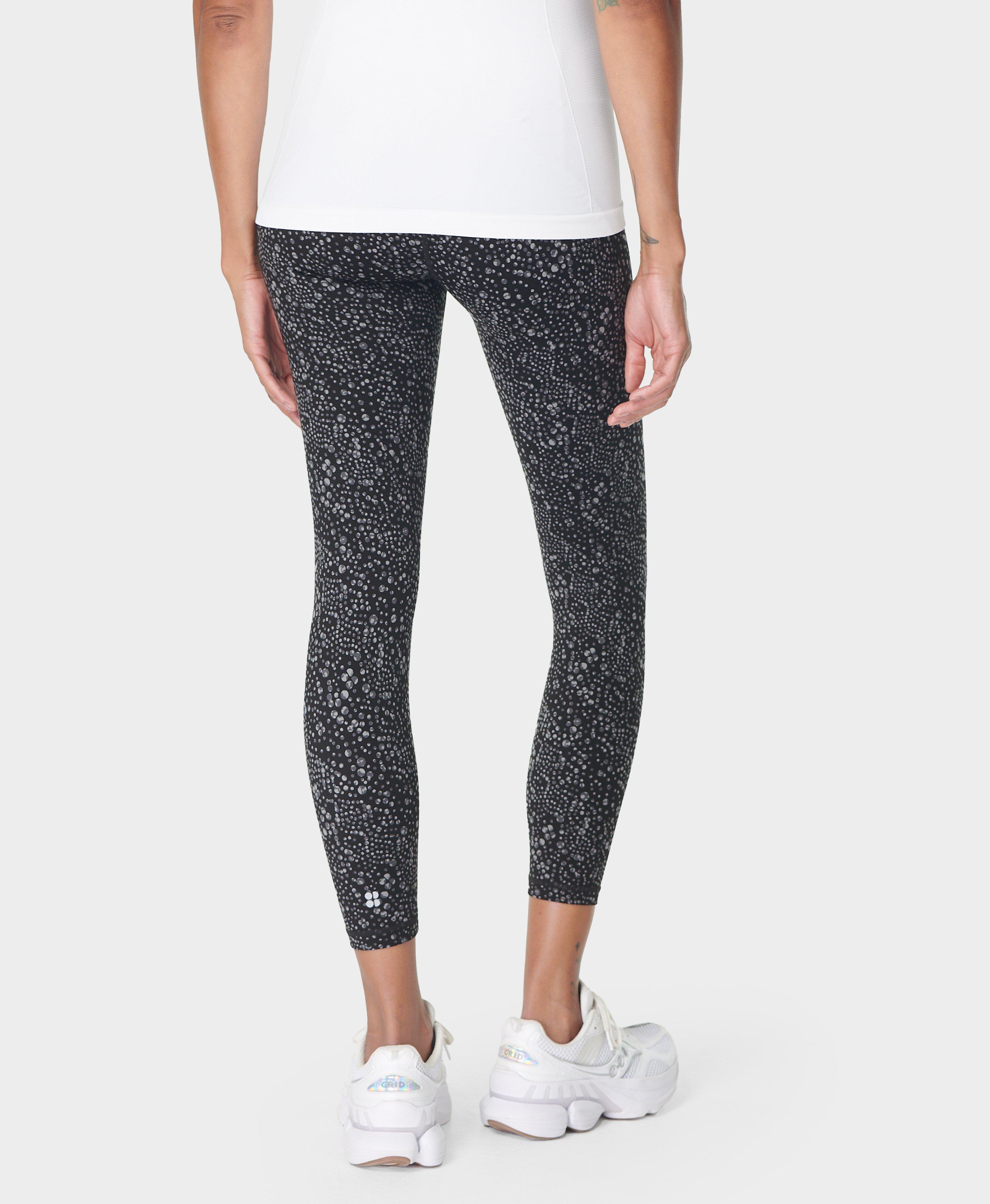 Power 7 8 Gym Leggings Black Celestial Dot Print Women s Leggings Sweaty Betty
