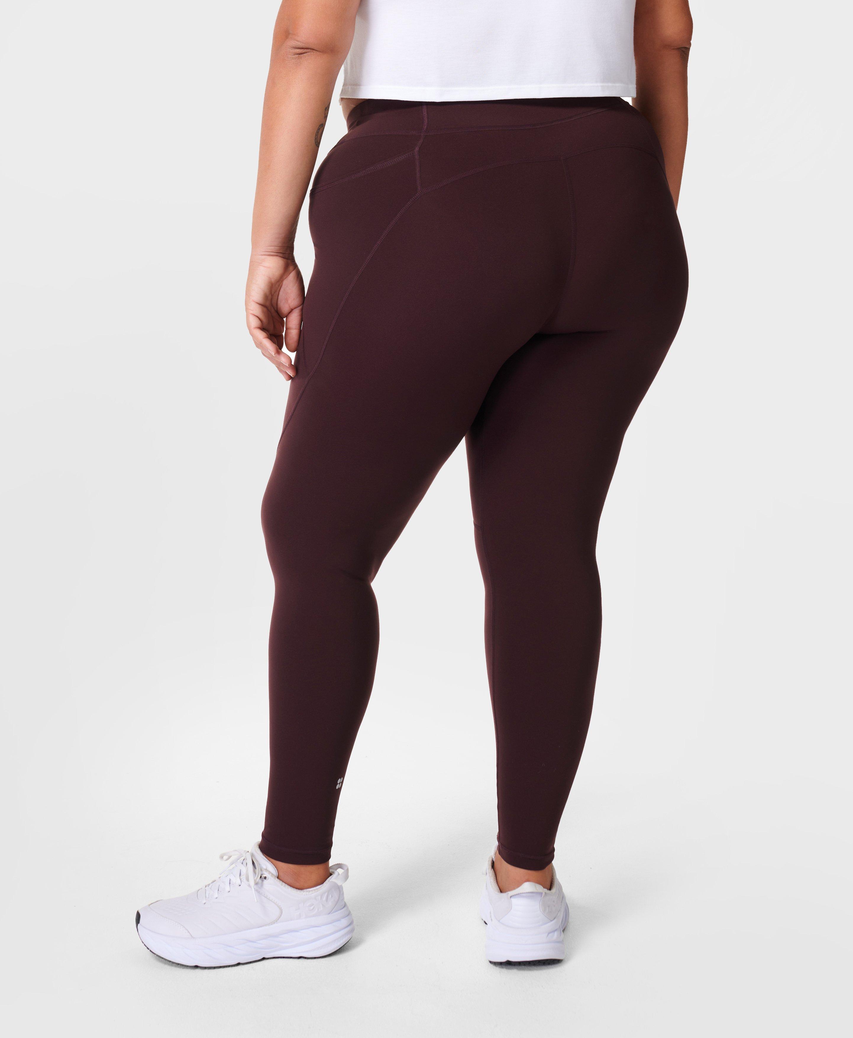 Black clearance purple leggings