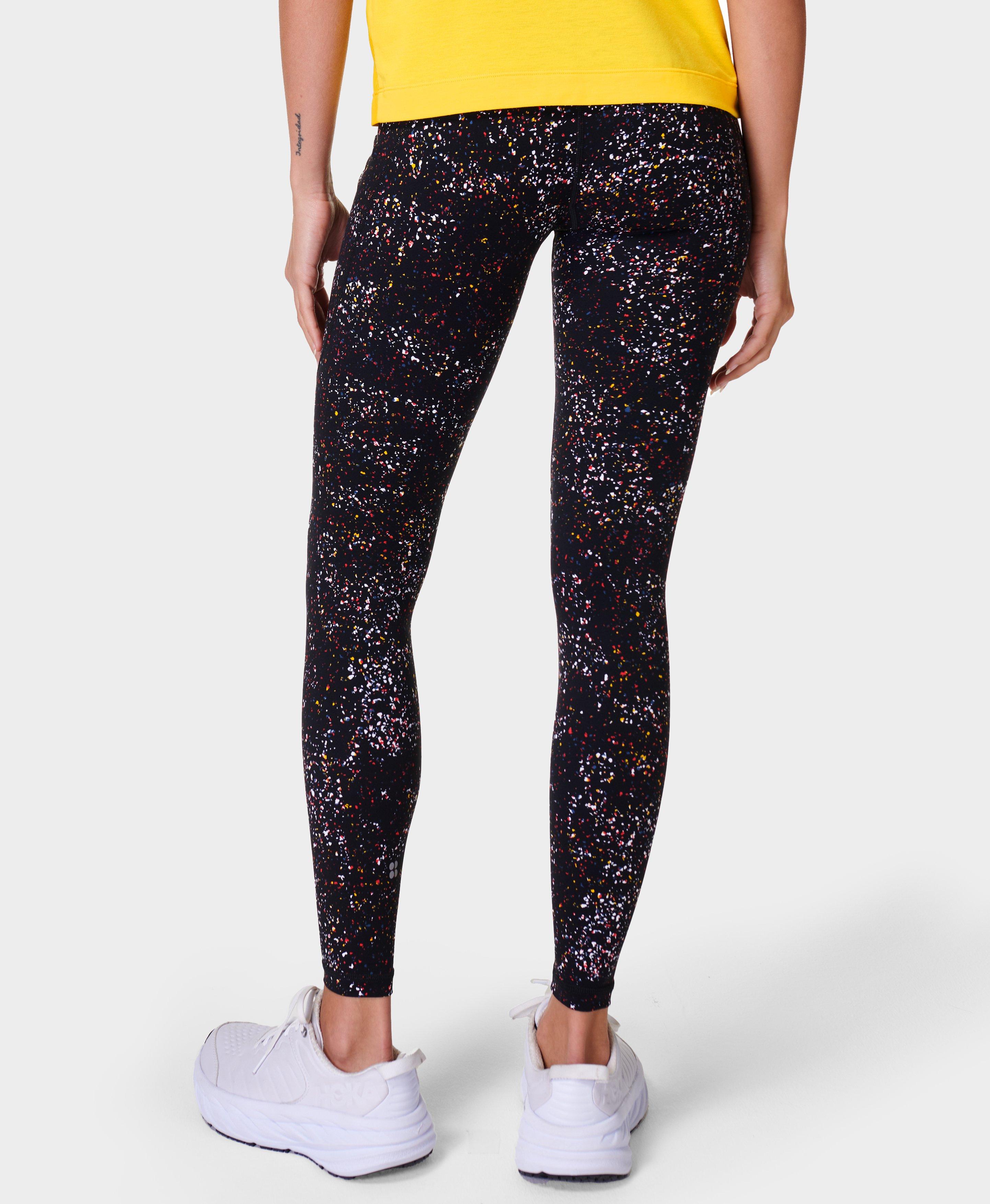 NIKE Dri-Fit Nike Pro Gold Glitter Black Legging S