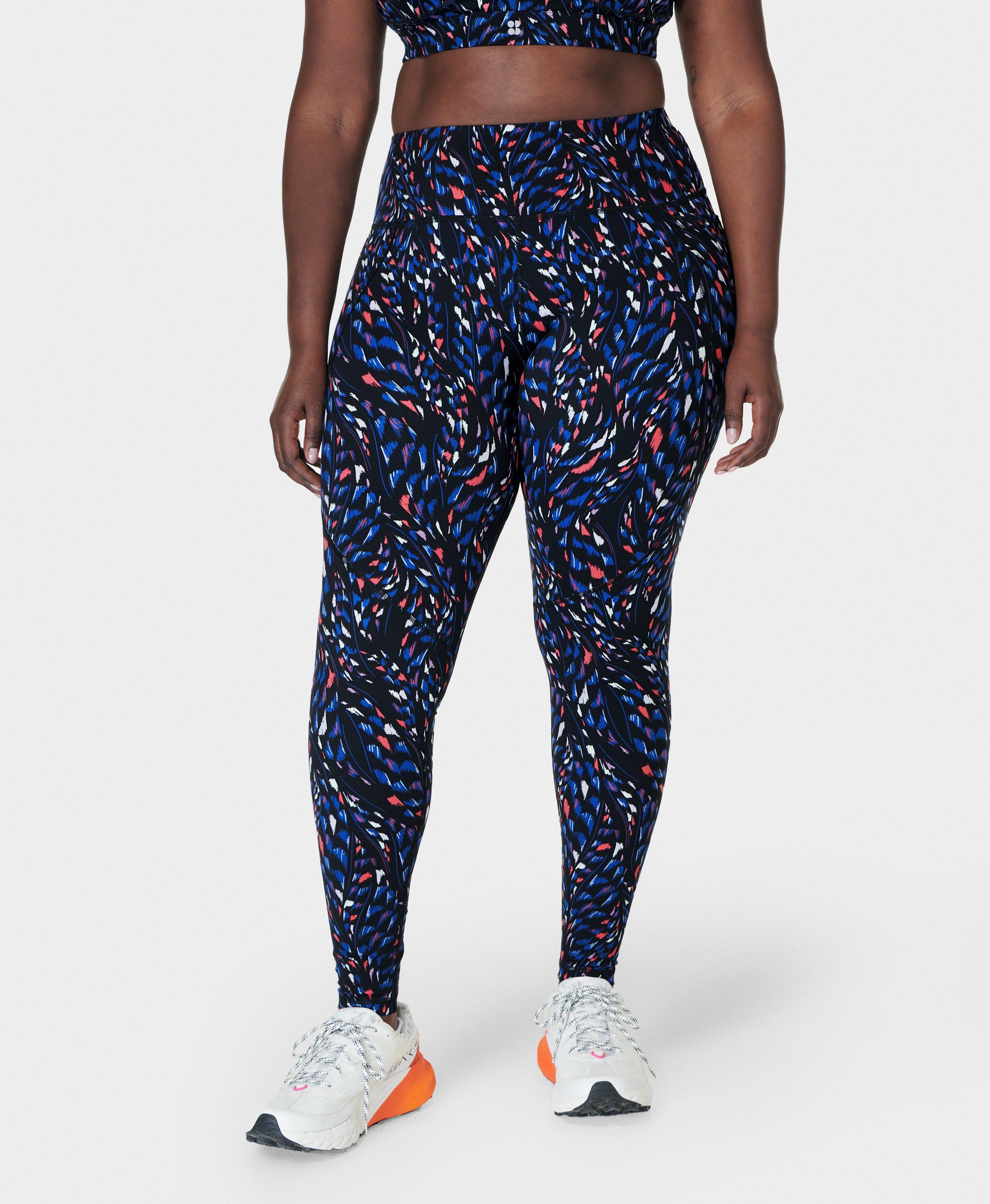 Power Gym Leggings Black Coral Texture Print Women s Leggings Sweaty Betty