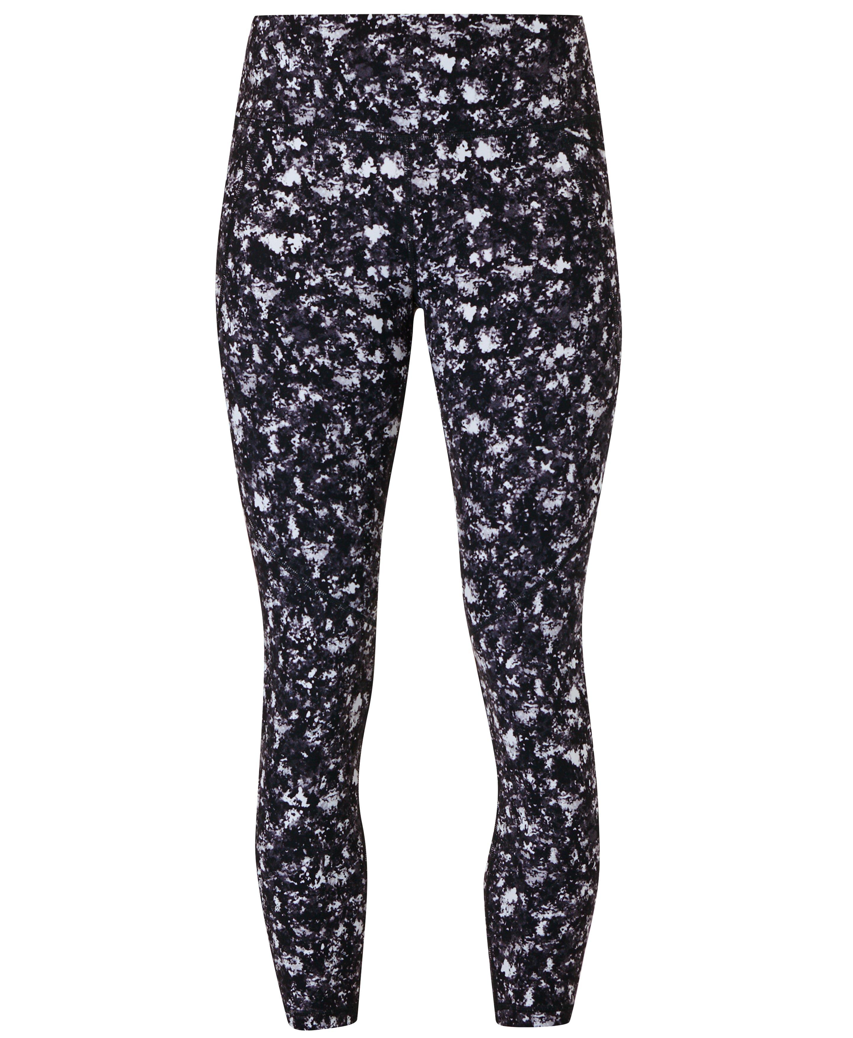 Print Power 7/8 abstract-print jersey leggings