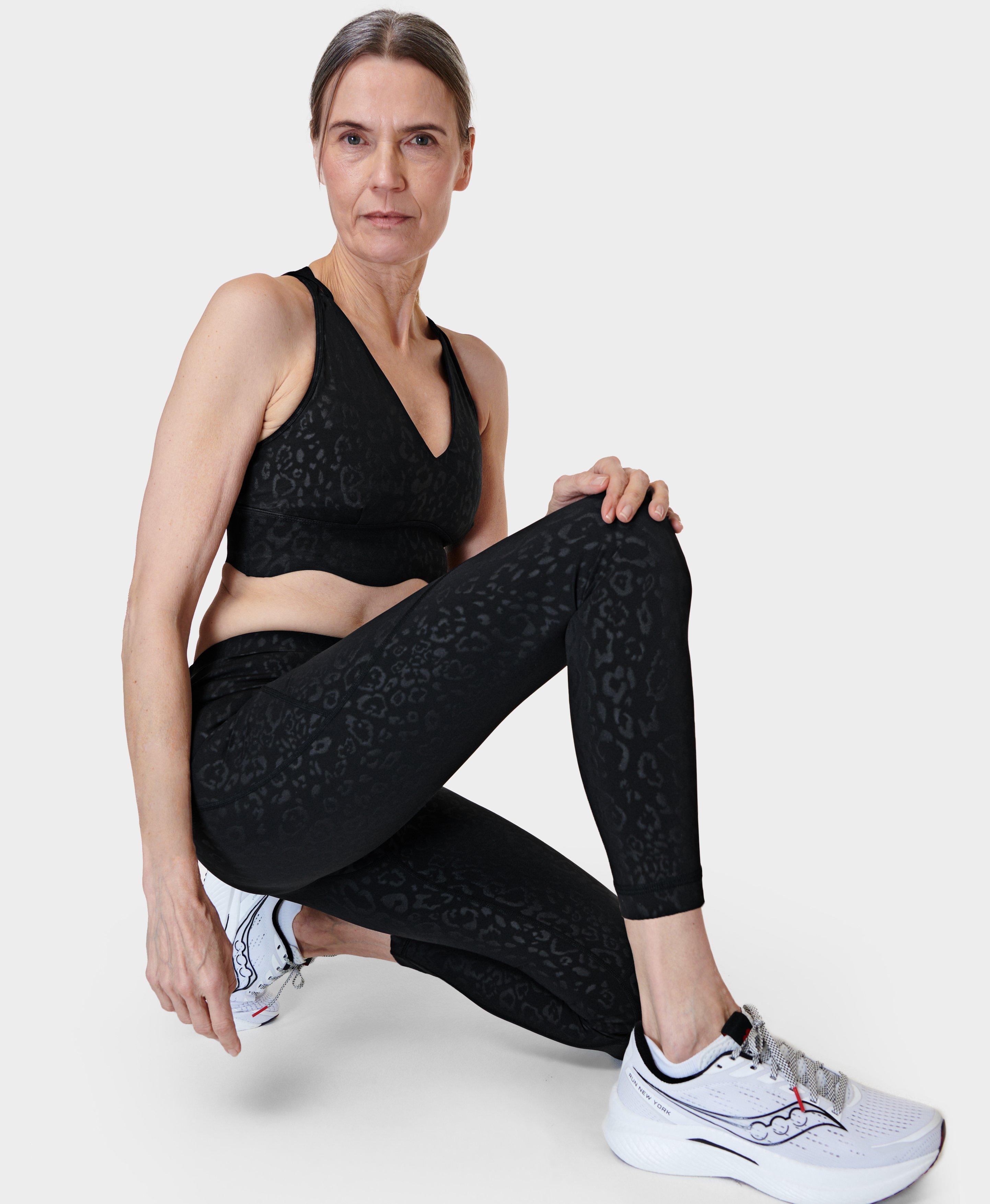 Yoga Trendy Seamless Leopard Print Wideband Waist Sports Leggings | SHEIN